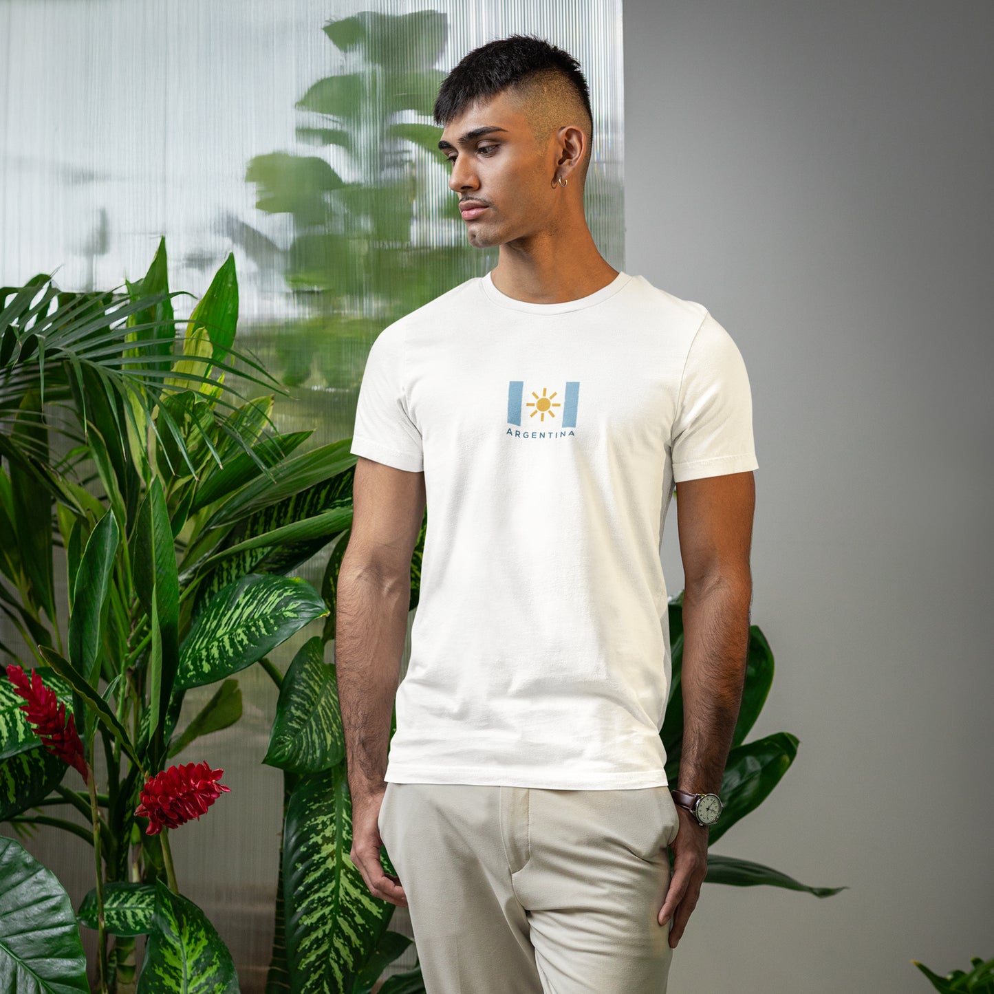 Argentina Minimalist T-Shirt, Argentina Flag Shirt, Aesthetic Travel Tee, Argentina Pride Shirt, Unisex Graphic Tee