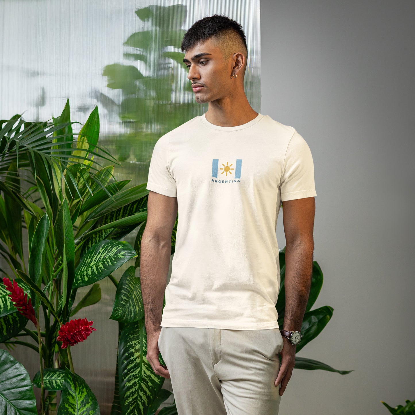 Argentina Minimalist T-Shirt, Argentina Flag Shirt, Aesthetic Travel Tee, Argentina Pride Shirt, Unisex Graphic Tee
