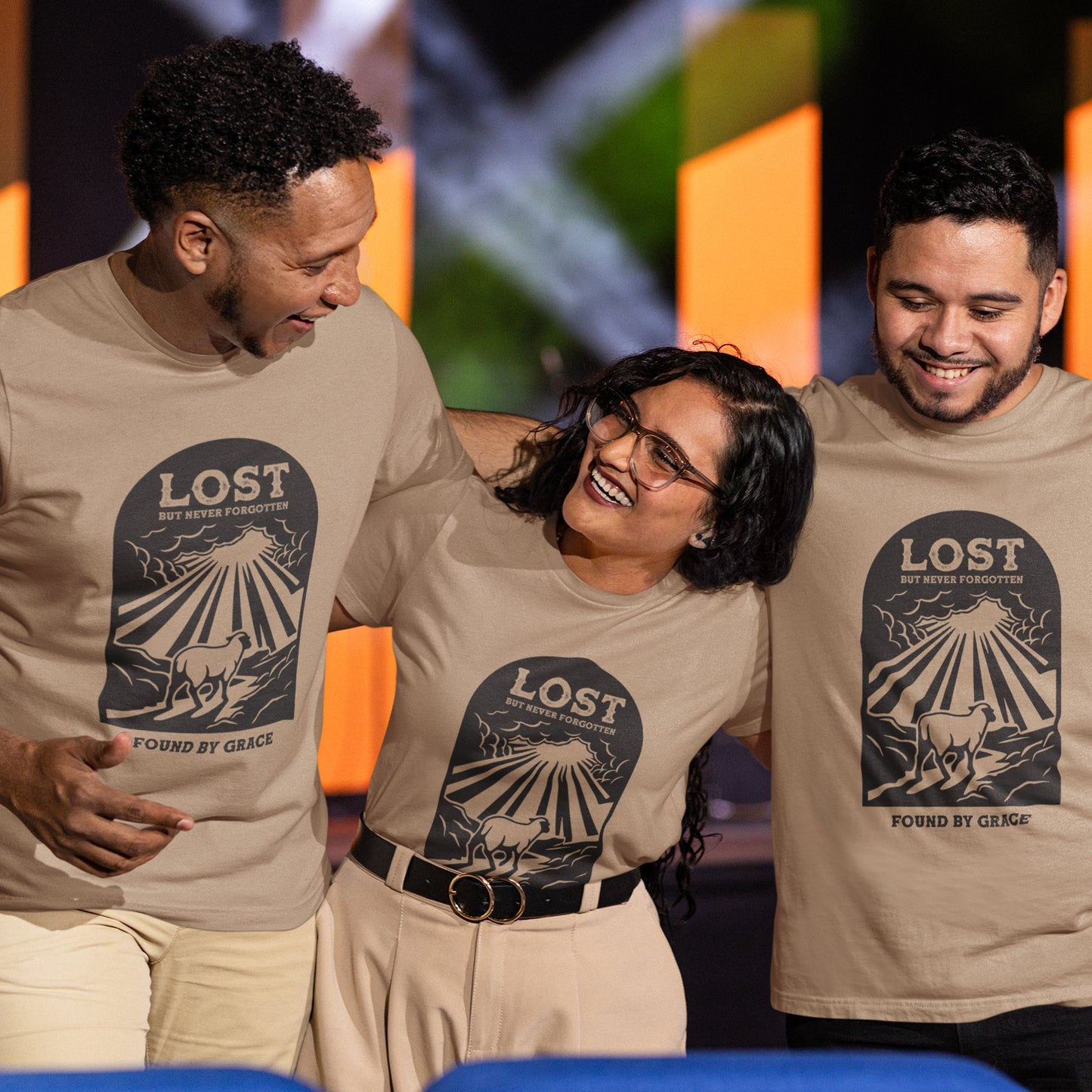 Lost But Never Forgotten Christian Shirt | Found By Grace Graphic Tee