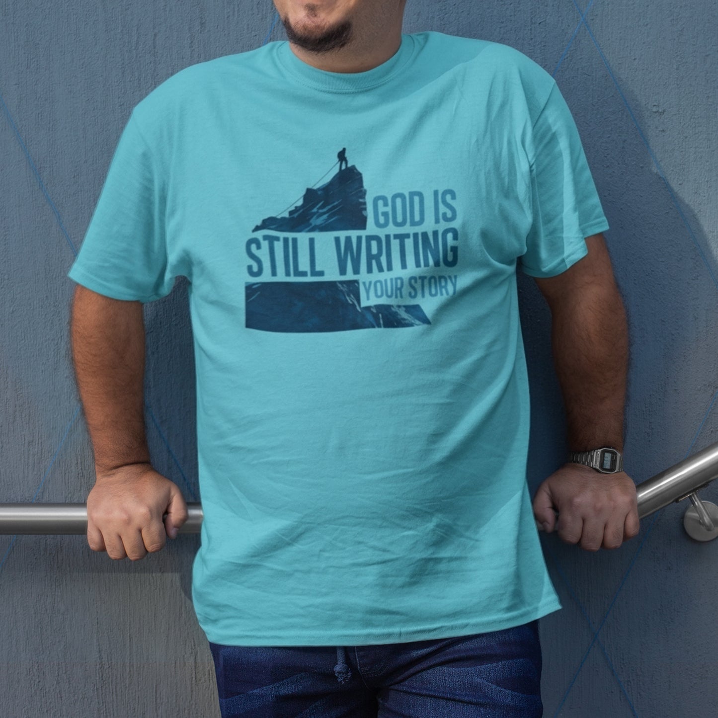 God Is Still Writing Your Story Christian T-Shirt - Inspirational Faith Graphic Tee