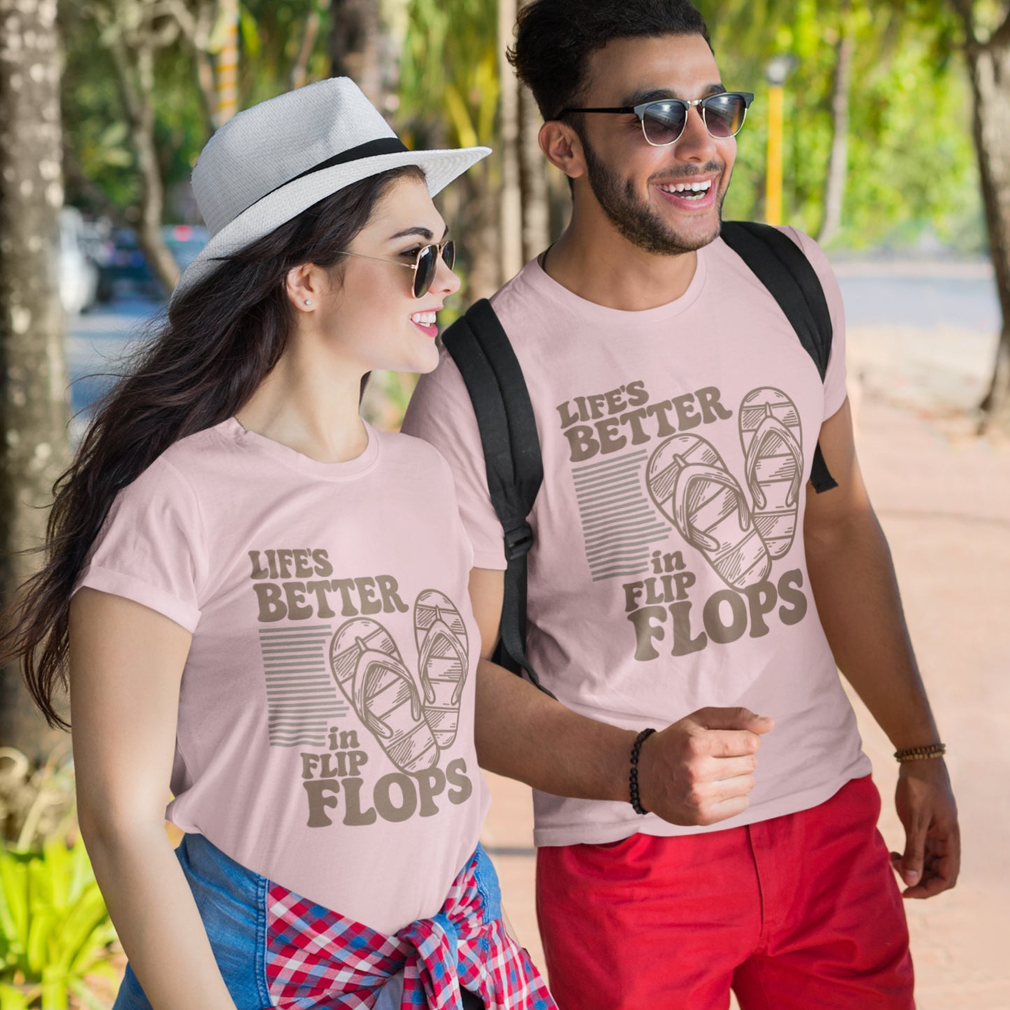 Life's Better in Flip Flops Shirt | Funny Beach Vacation Graphic Tee
