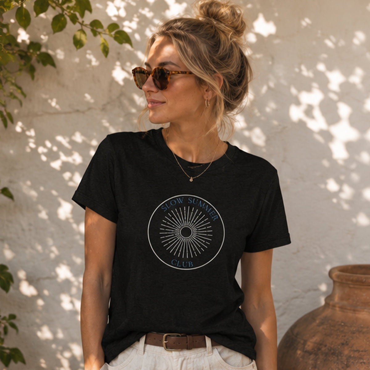 Slow Summer Club Shirt - Coastal Lifestyle Graphic Tee