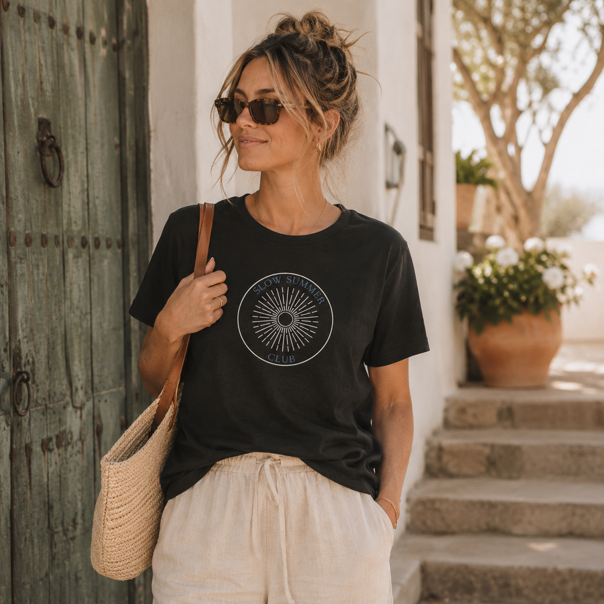 Slow Summer Club Shirt - Coastal Lifestyle Graphic Tee