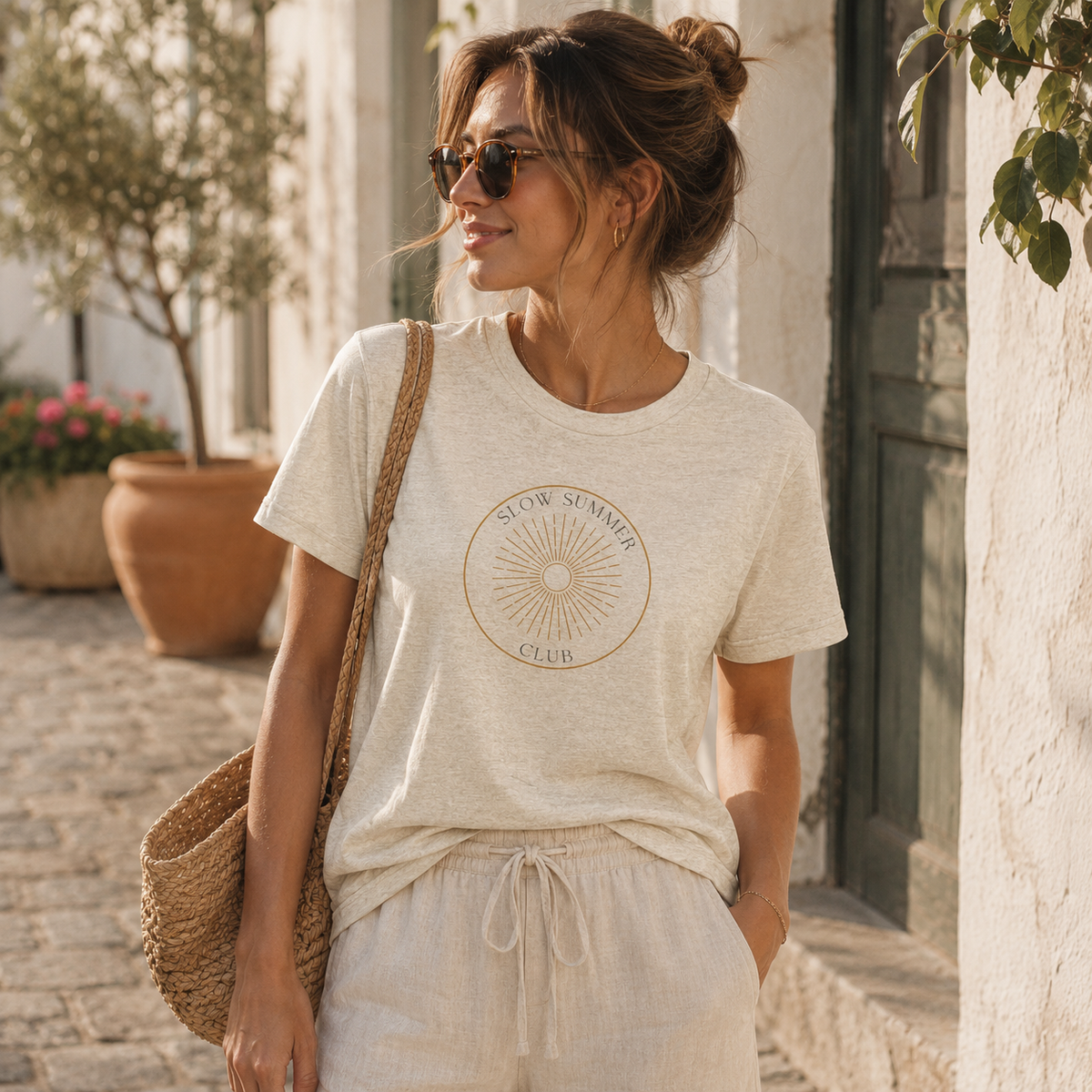 Slow Summer Club Shirt - Coastal Lifestyle Graphic Tee