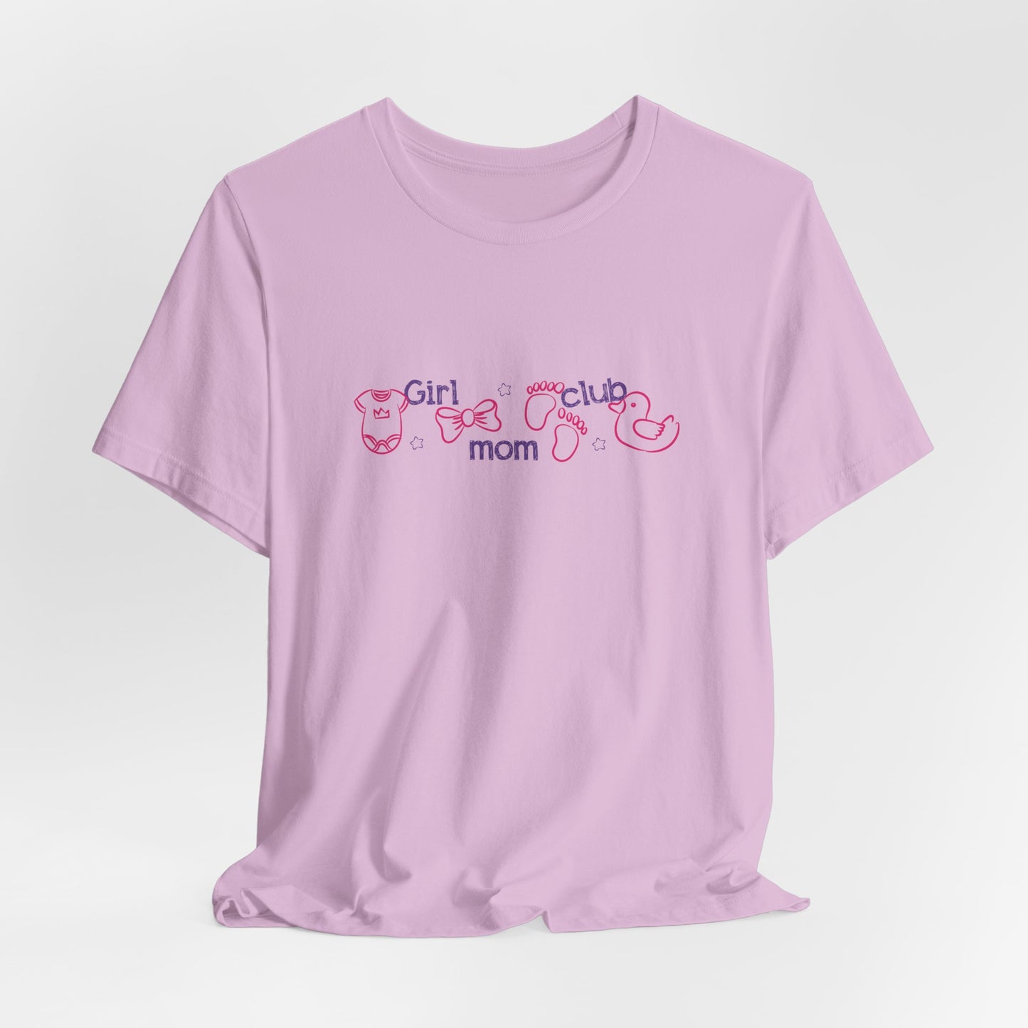Girl Mom Club Shirt, Cute Girl Mom T-Shirt
