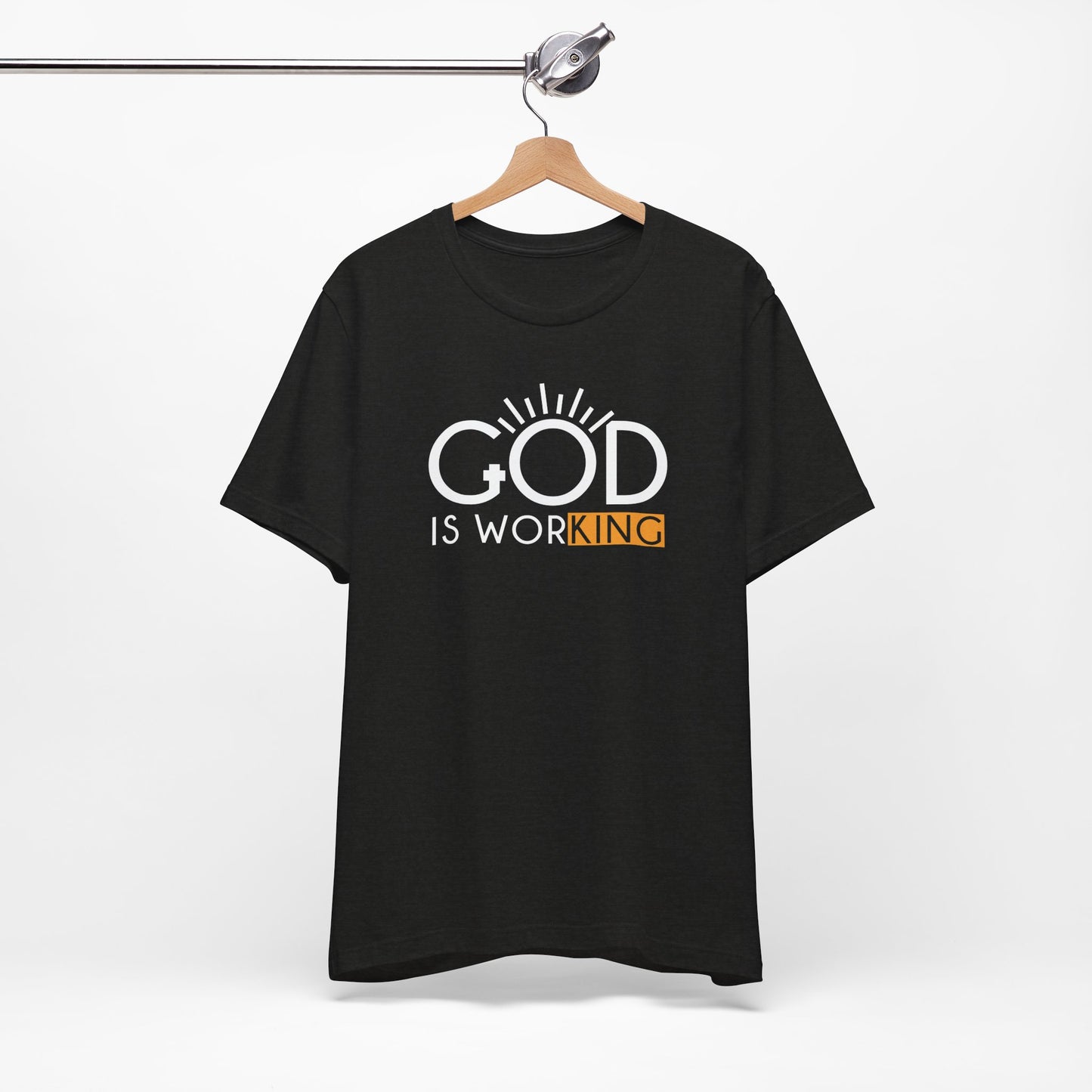 God Is Working Shirt, Christian Inspirational Tee, Faith Based T-Shirt, Motivational Christian Shirt, Spiritual Quote Tee