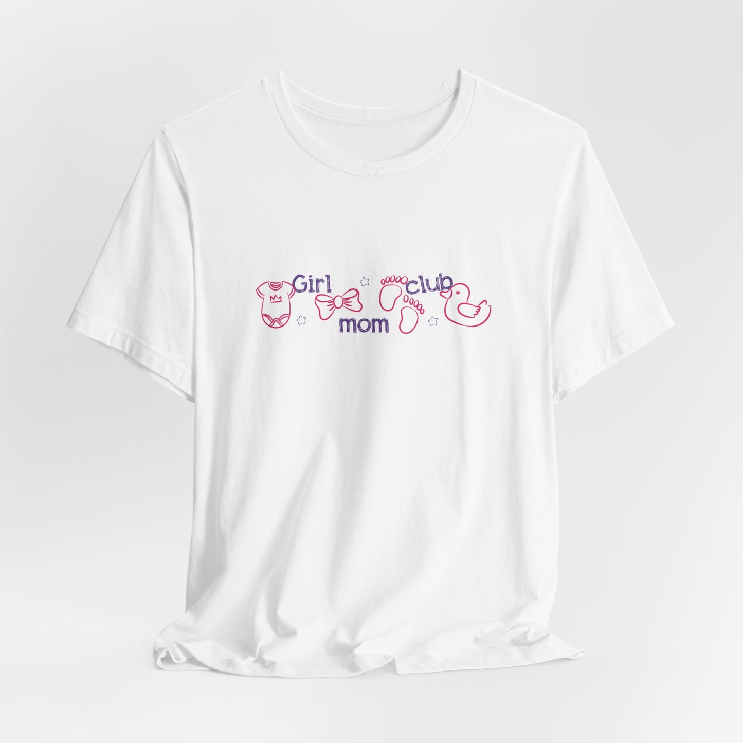 Girl Mom Club Shirt, Cute Girl Mom T-Shirt