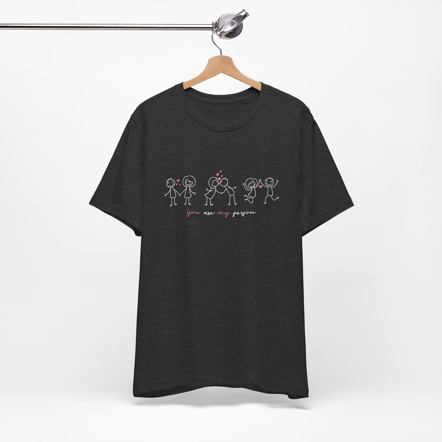 You Are My Person Couple T-Shirt | Minimalist Love Shirt for Couples | Romantic Valentine Gift
