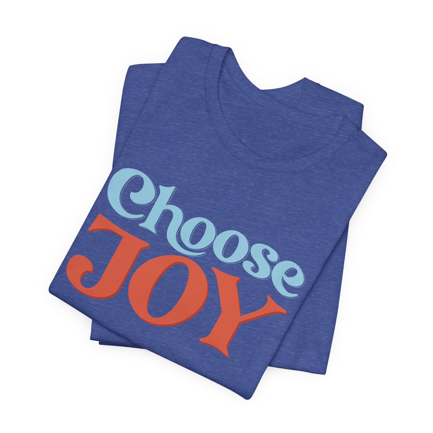 Choose Joy Retro Typography Graphic Tee