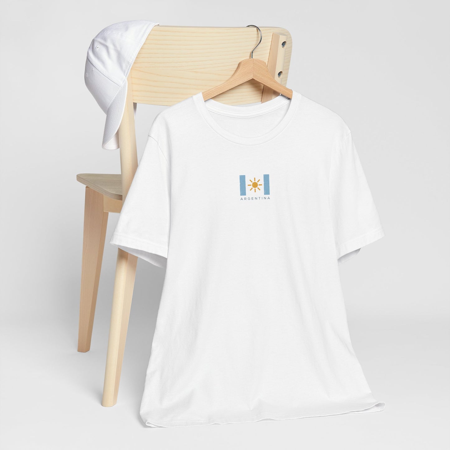 Argentina Minimalist T-Shirt, Argentina Flag Shirt, Aesthetic Travel Tee, Argentina Pride Shirt, Unisex Graphic Tee