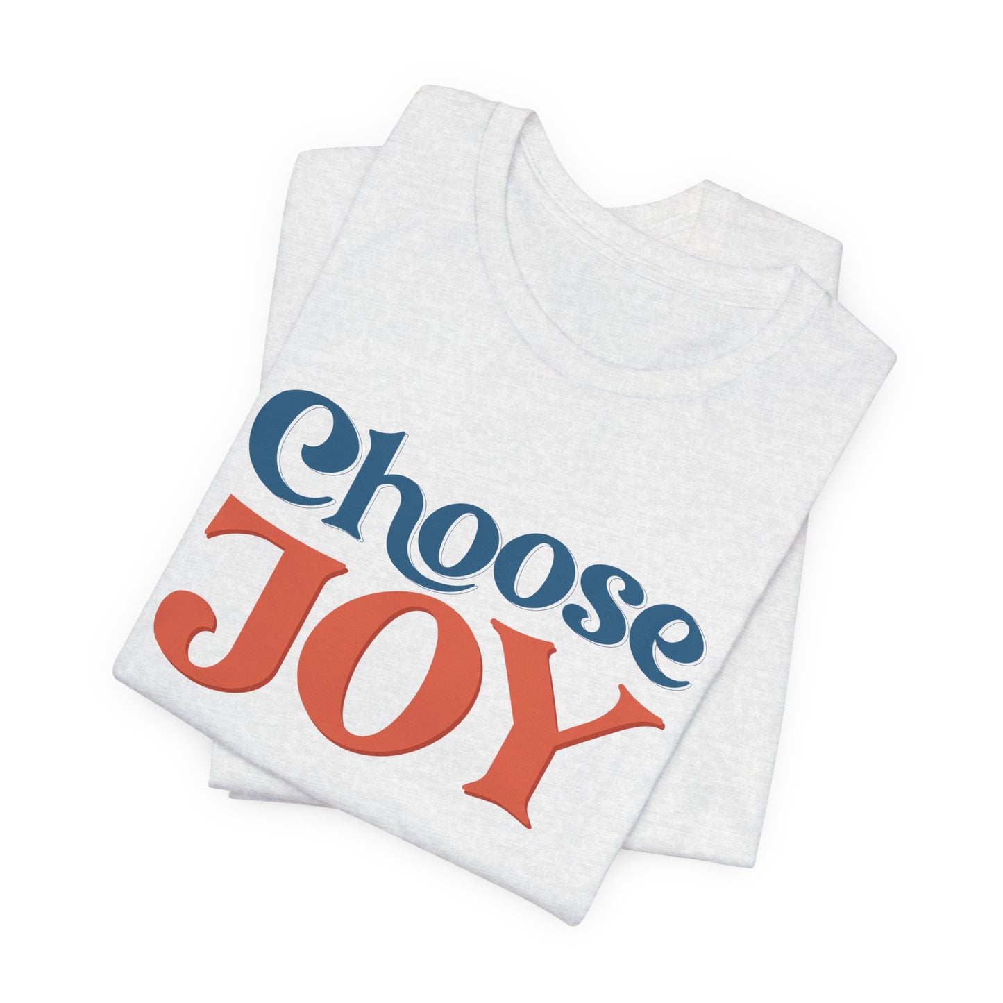 Choose Joy Retro Typography Graphic Tee