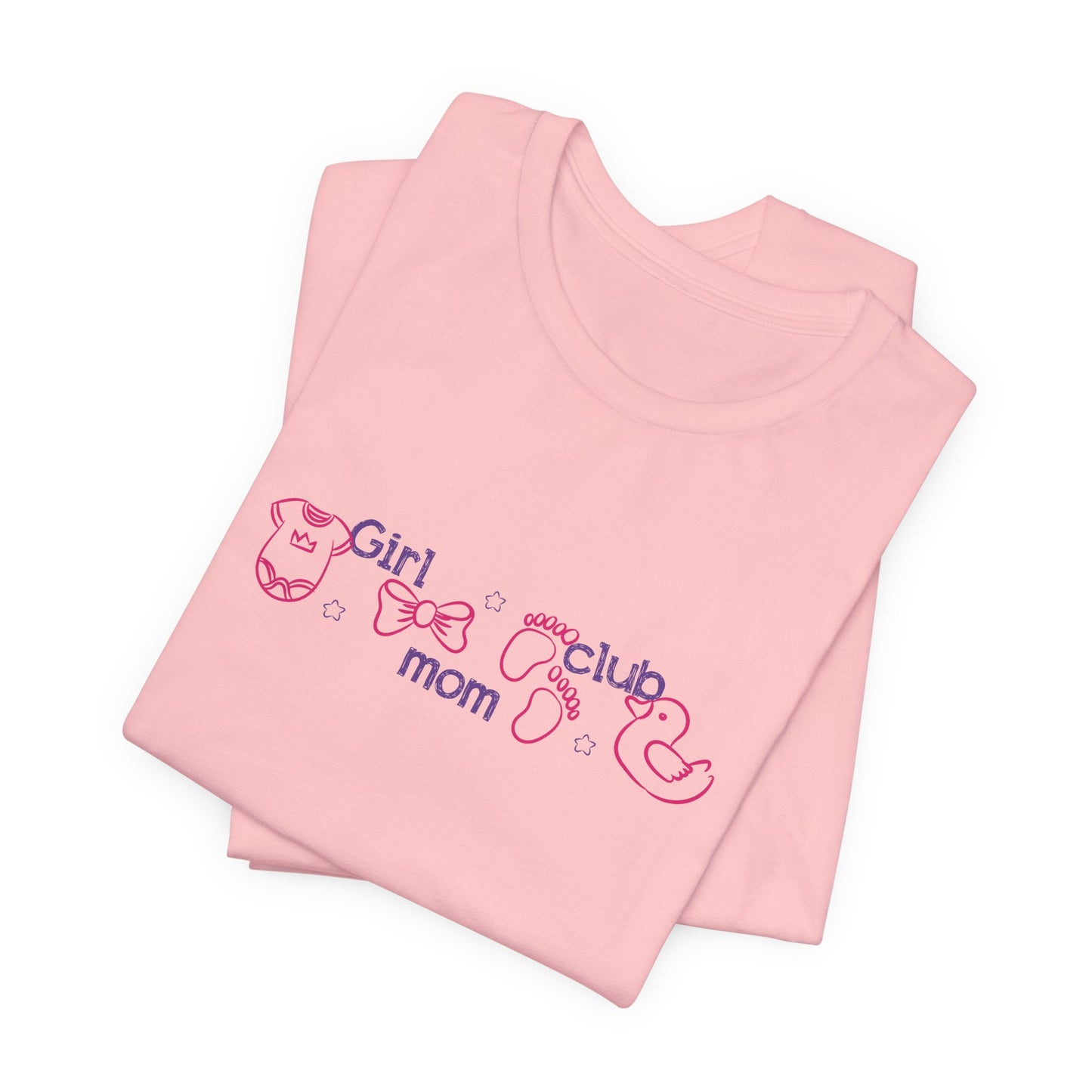 Girl Mom Club Shirt, Cute Girl Mom T-Shirt