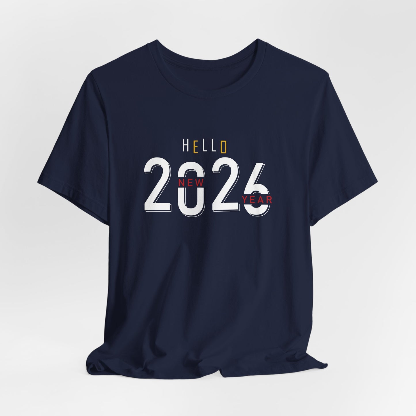 Hello 2026 T-Shirt – Modern New Year Celebration Shirt for New Year’s Eve