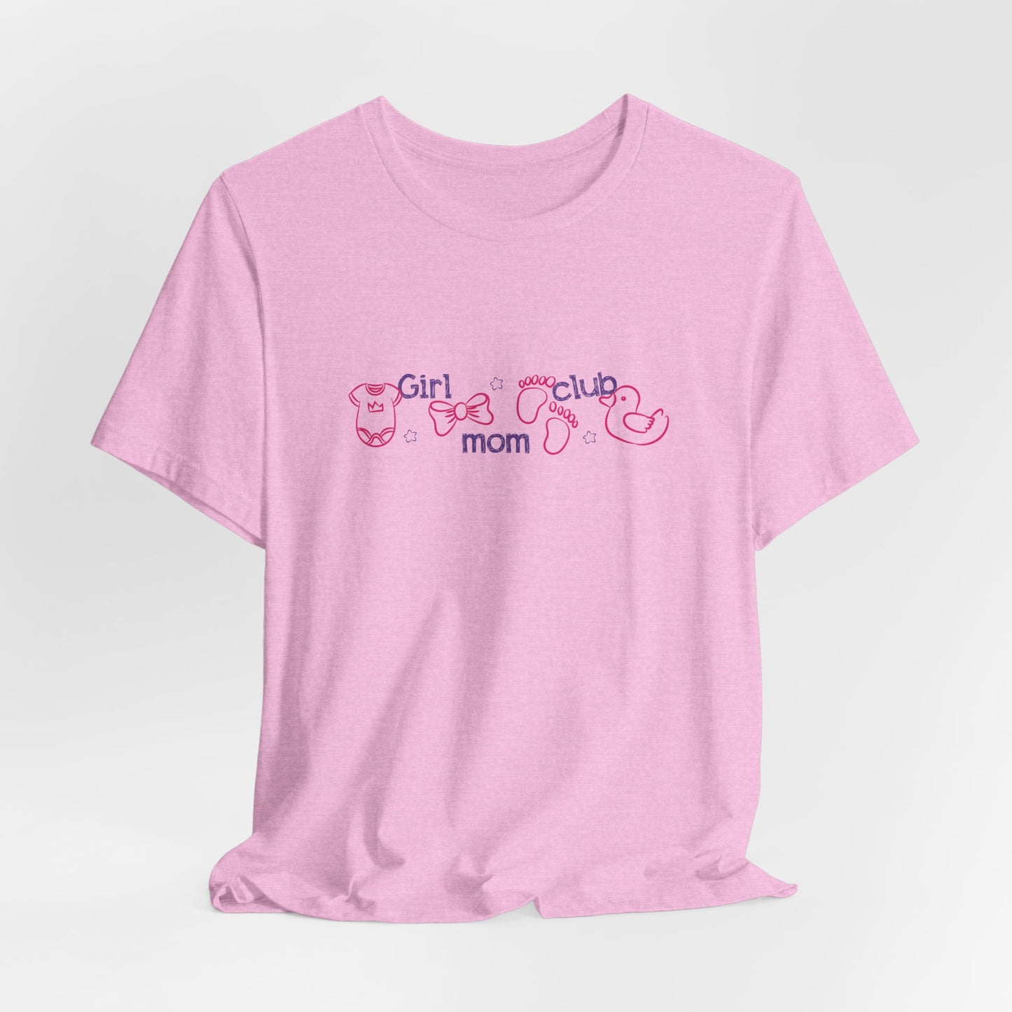 Girl Mom Club Shirt, Cute Girl Mom T-Shirt