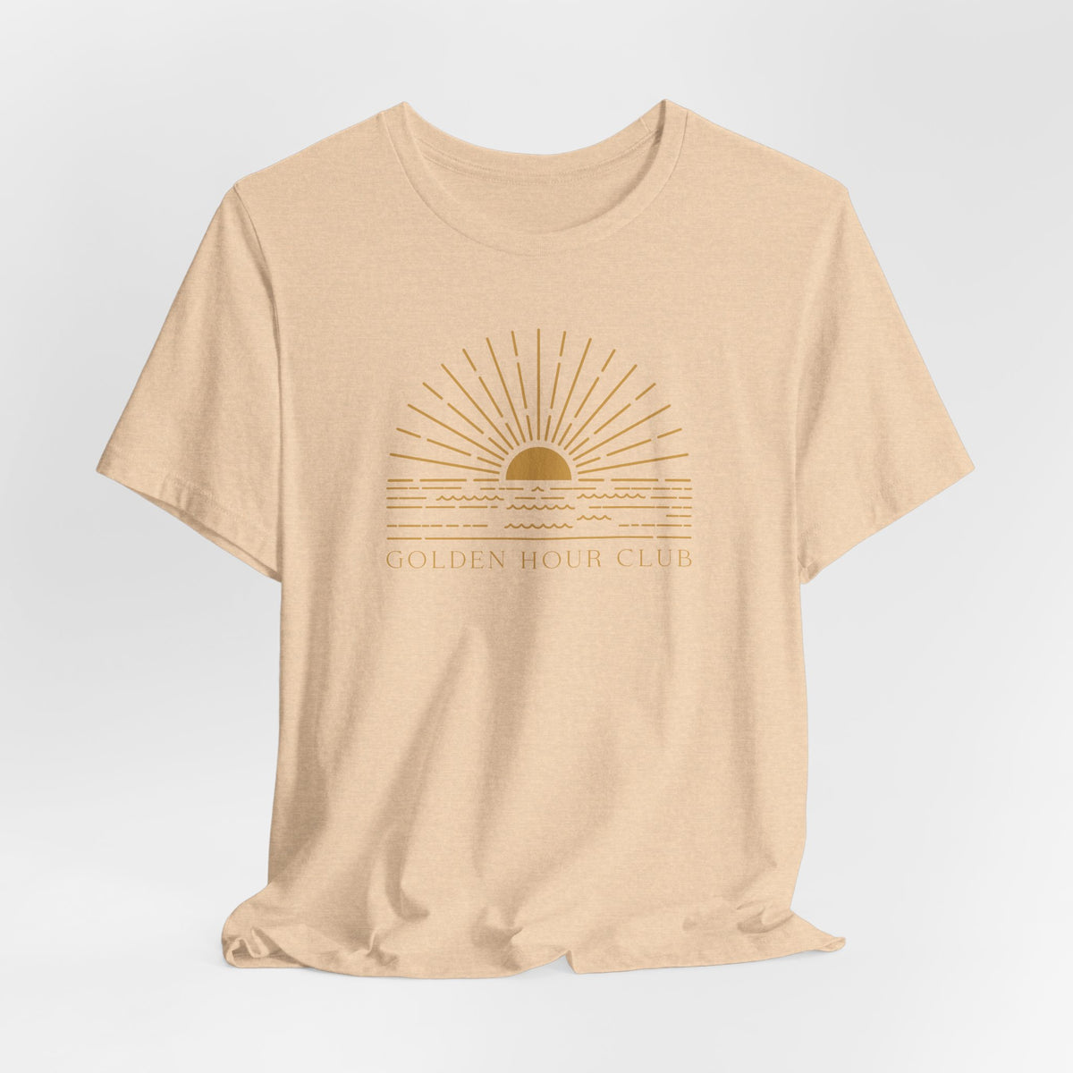 Golden Hour Club Shirt – Coastal Sunset Graphic Tee