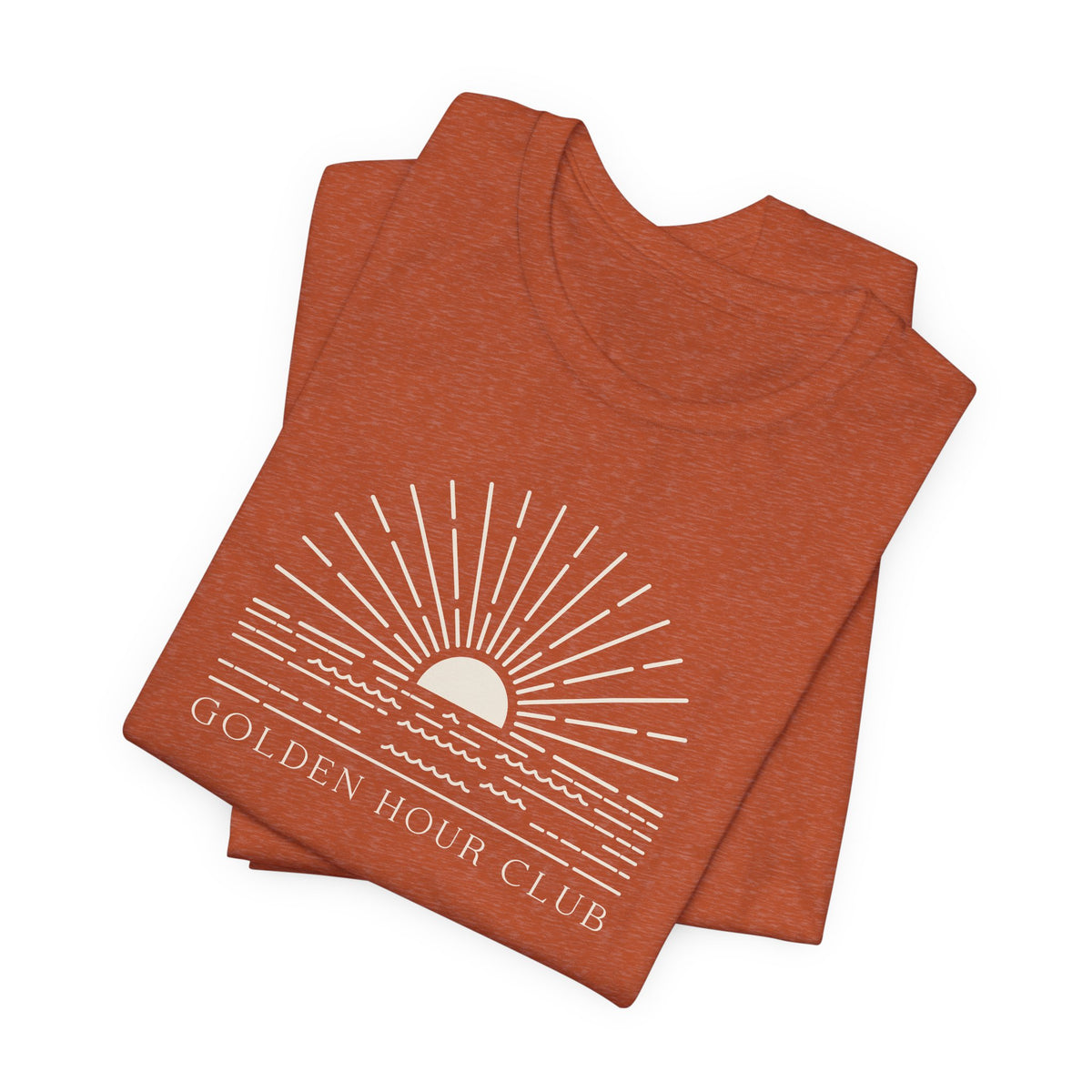 Golden Hour Club Shirt – Coastal Sunset Graphic Tee