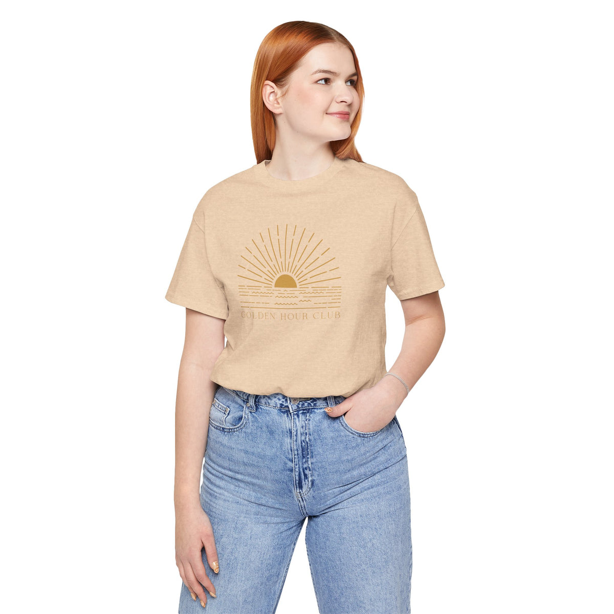 Golden Hour Club Shirt – Coastal Sunset Graphic Tee