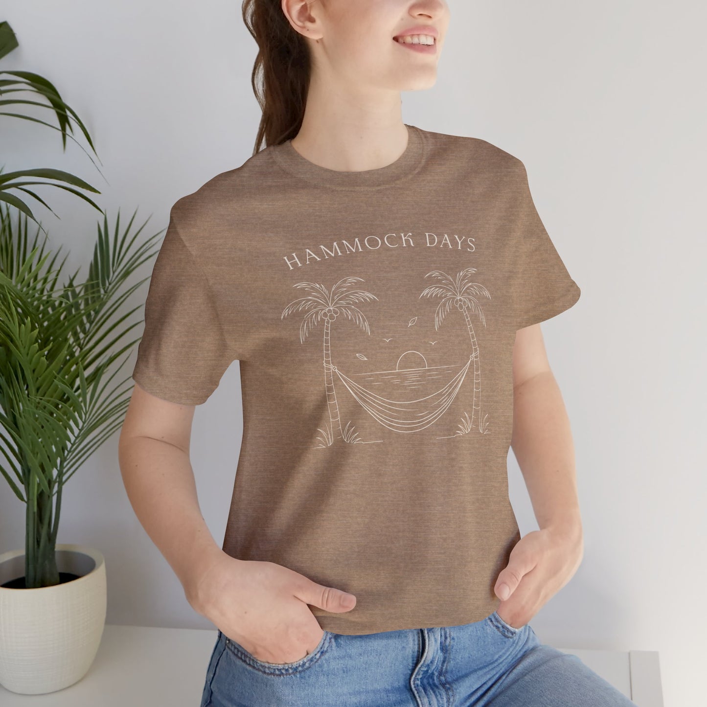 Hammock Days Shirt - Tropical Beach Vacation Graphic Tee