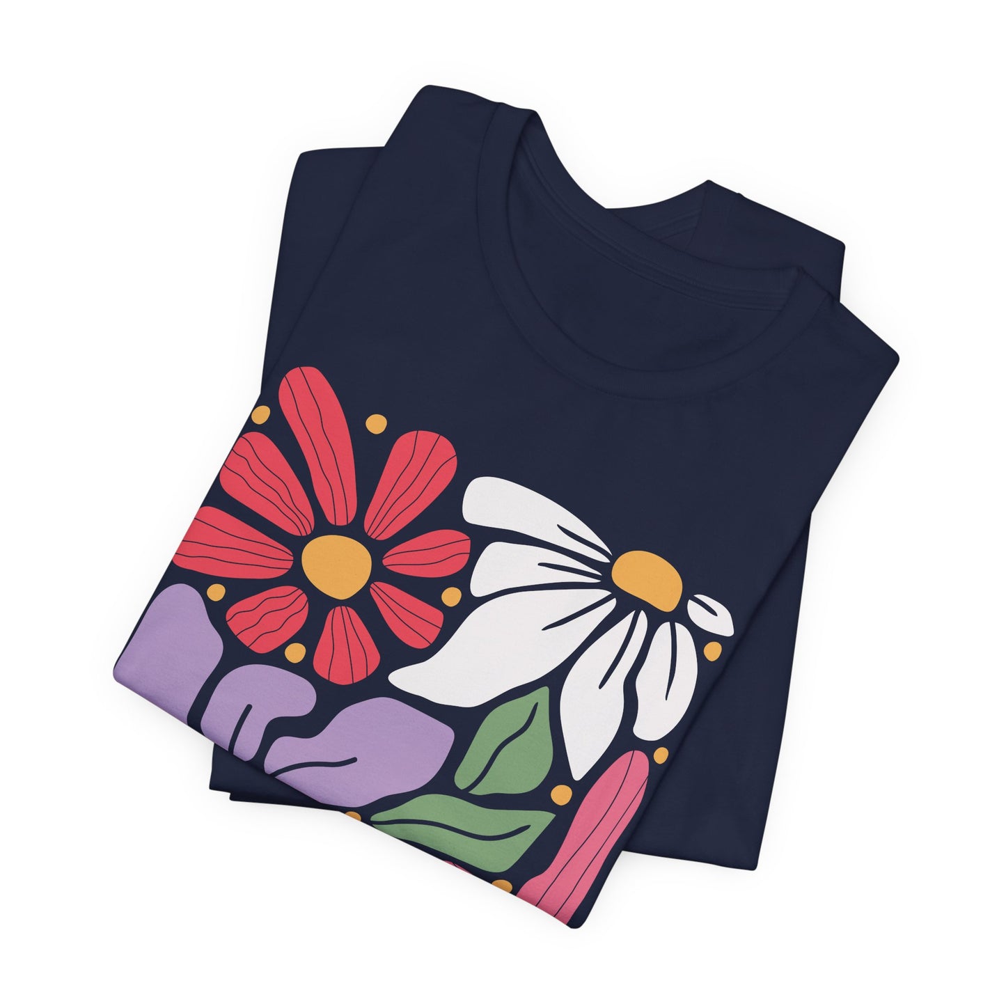 Retro Floral Motherhood Shirt – Cute Aesthetic Mom T-Shirt