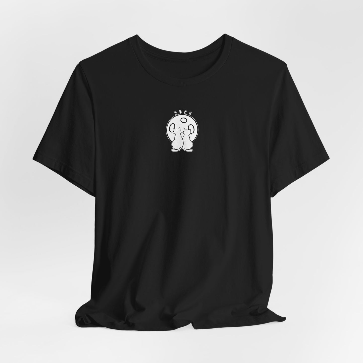 Ours Cat Couple Moon T-Shirt