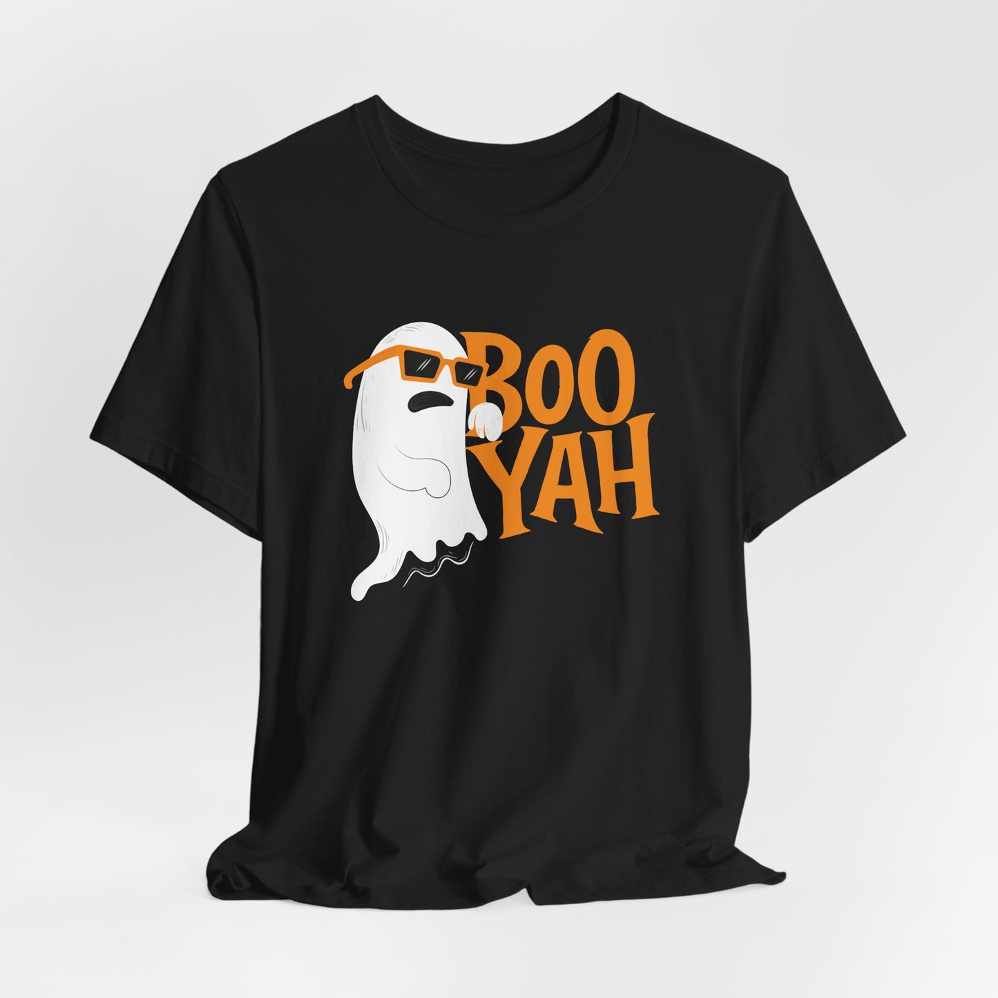 Boo Yah Ghost T-Shirt – Cool Spooky Vibes