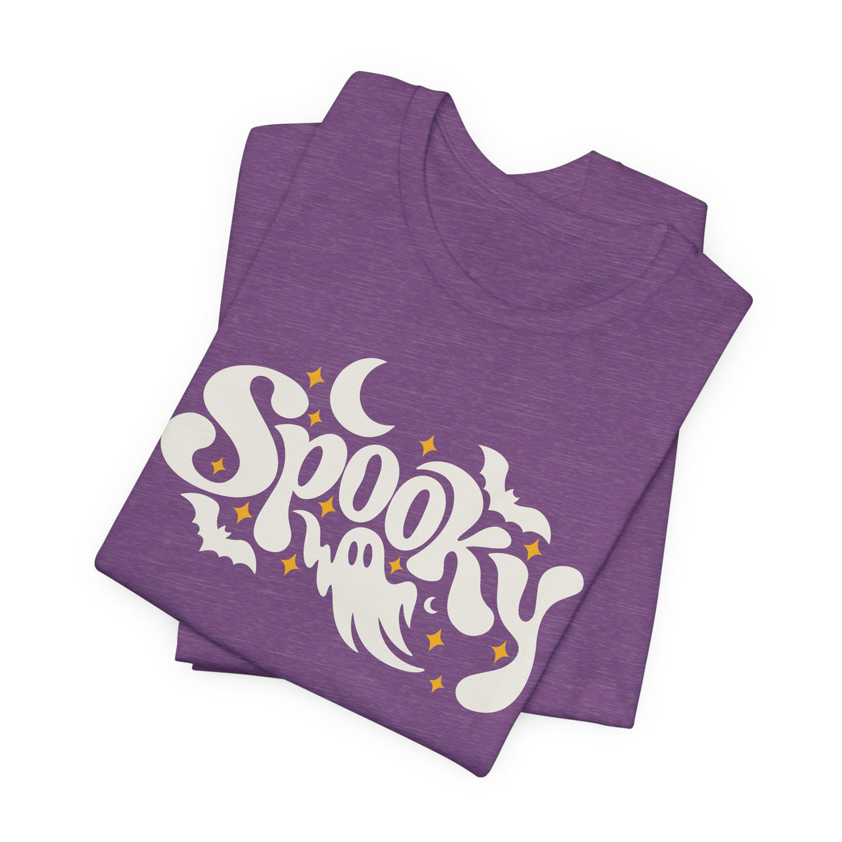 Cute Spooky Halloween Shirt – Ghost & Bat Graphic Tee