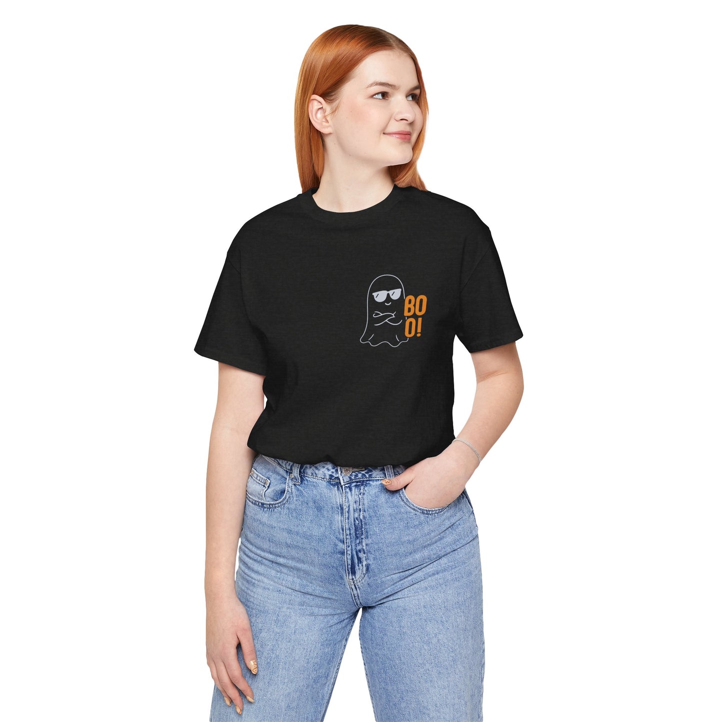 BOO! Halloween Shirt - Bold Minimalist Spooky Graphic Tee