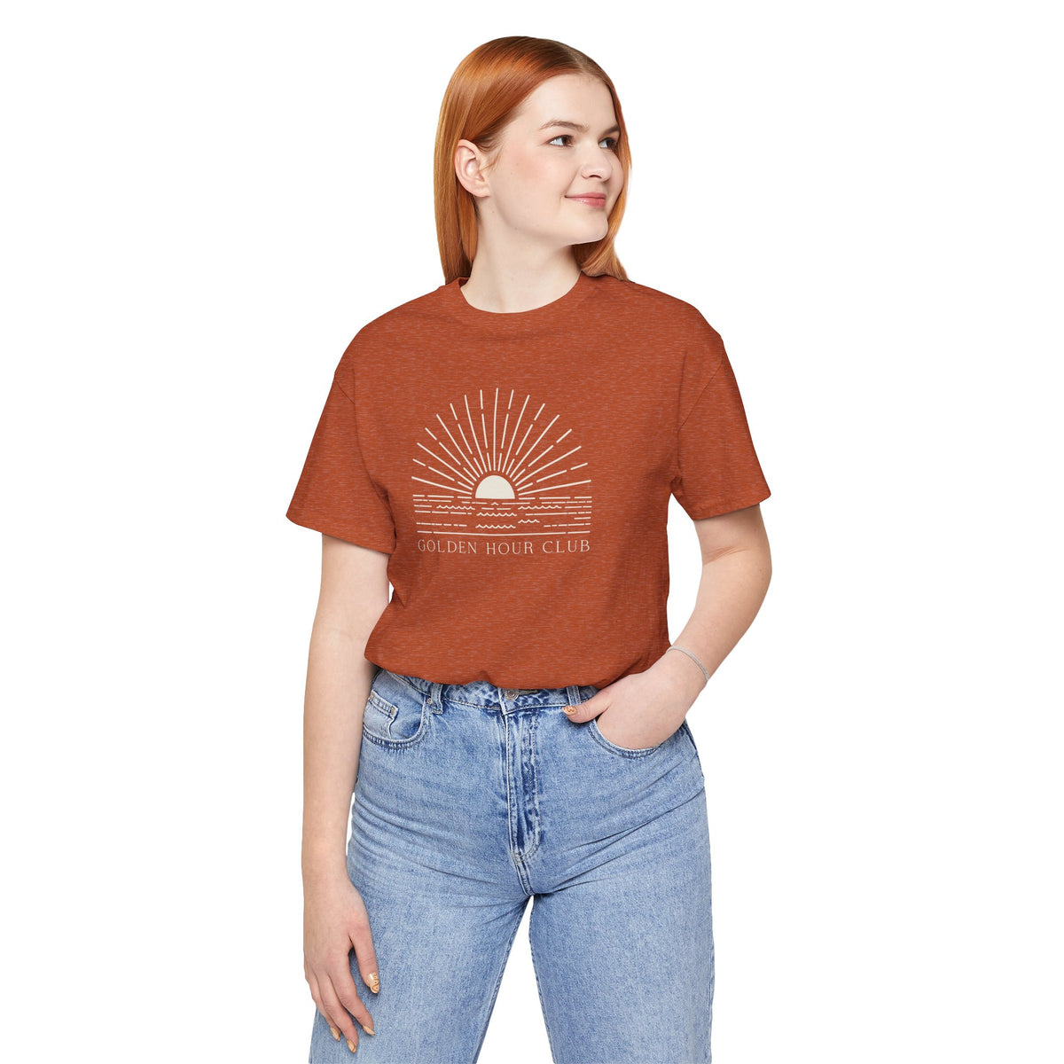 Golden Hour Club Shirt – Coastal Sunset Graphic Tee