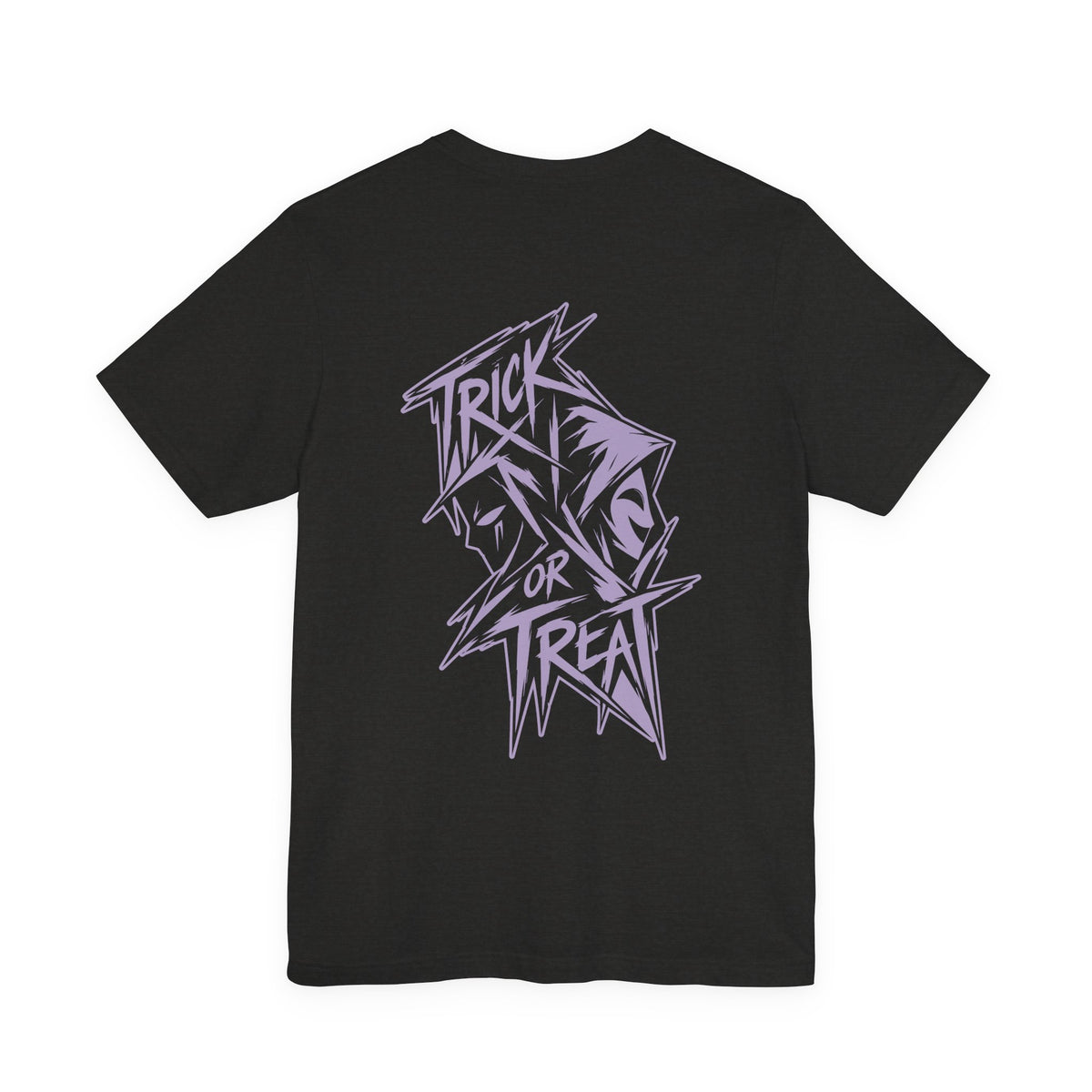Trick or Treat Halloween Shirt - Spooky Back Print Graphic Tee