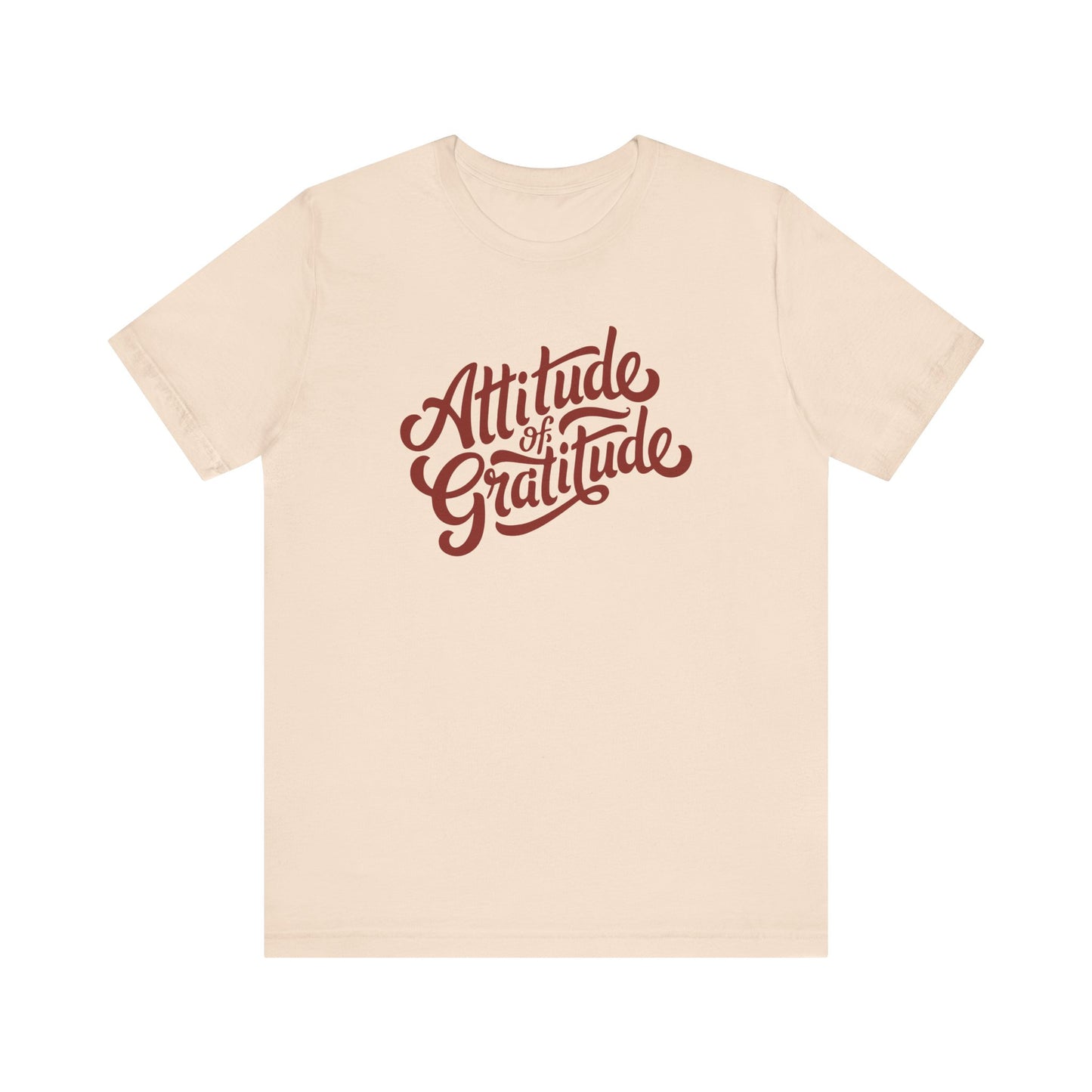 Attitude of Gratitude Shirt – Positive Thanksgiving Fall Tee with Inspirational Quote