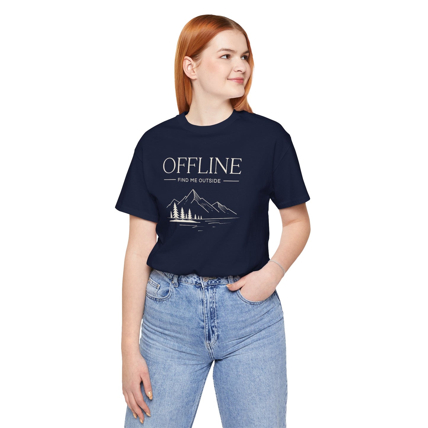 Offline Find Me Outside Shirt - Vintage Outdoor Graphic Tee