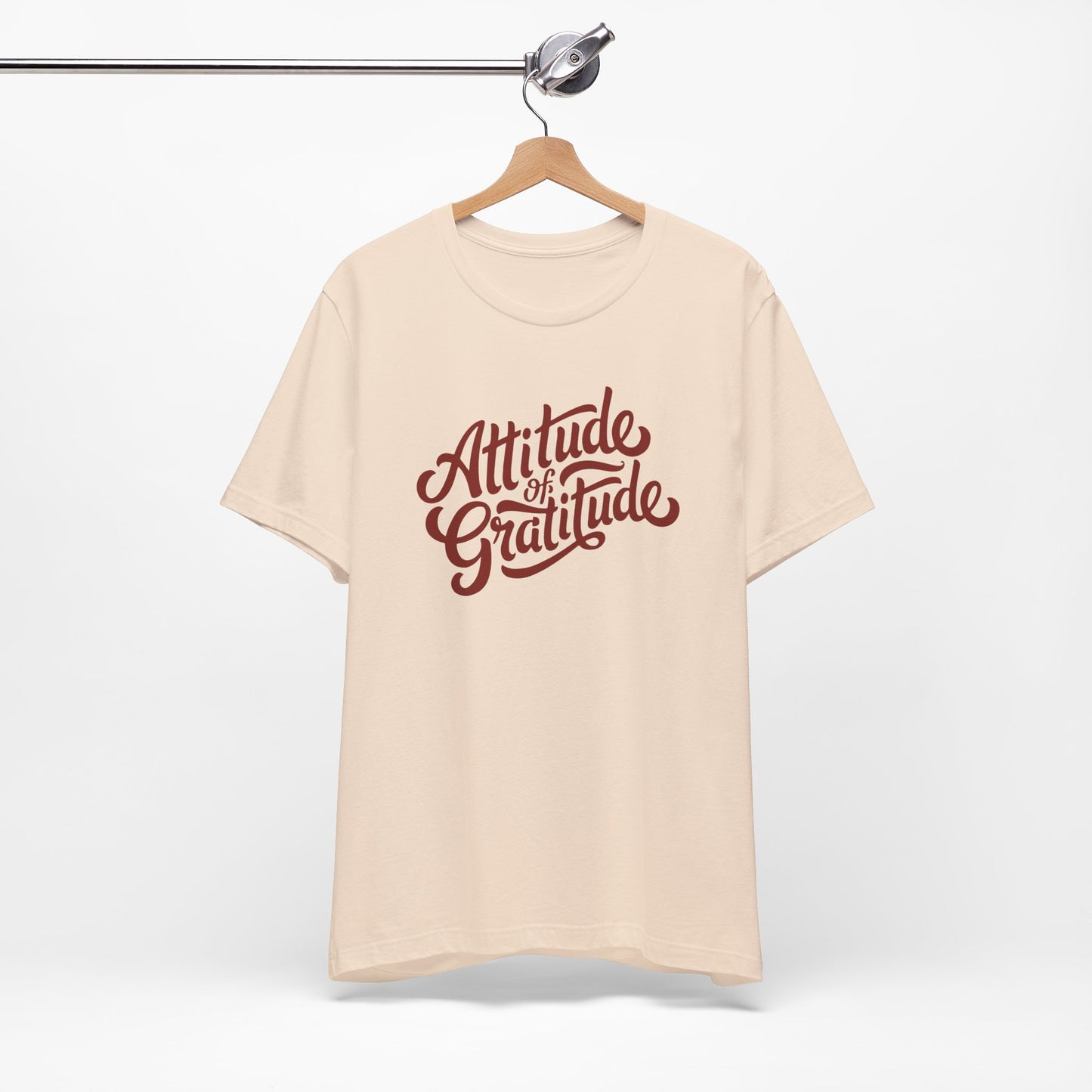 Attitude of Gratitude Shirt – Positive Thanksgiving Fall Tee with Inspirational Quote