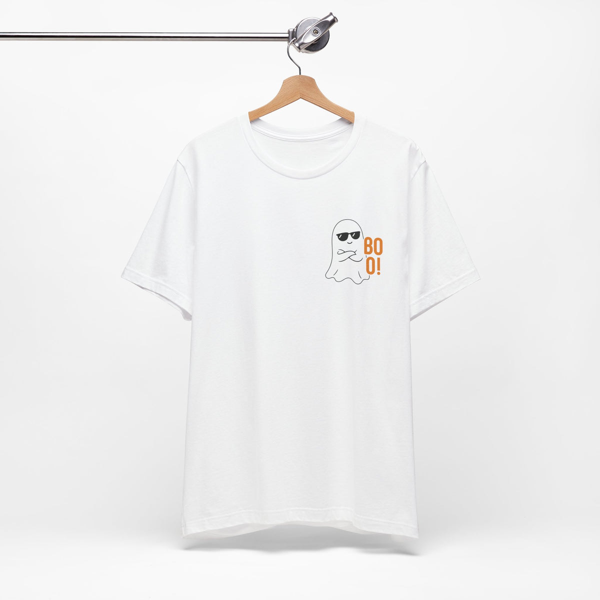 BOO! Halloween Shirt - Bold Minimalist Spooky Graphic Tee