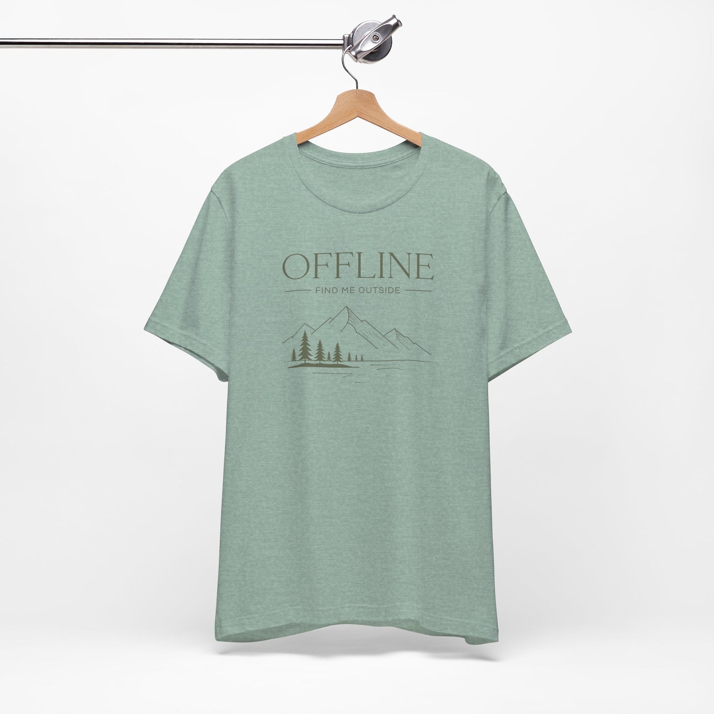 Offline Find Me Outside Shirt - Vintage Outdoor Graphic Tee