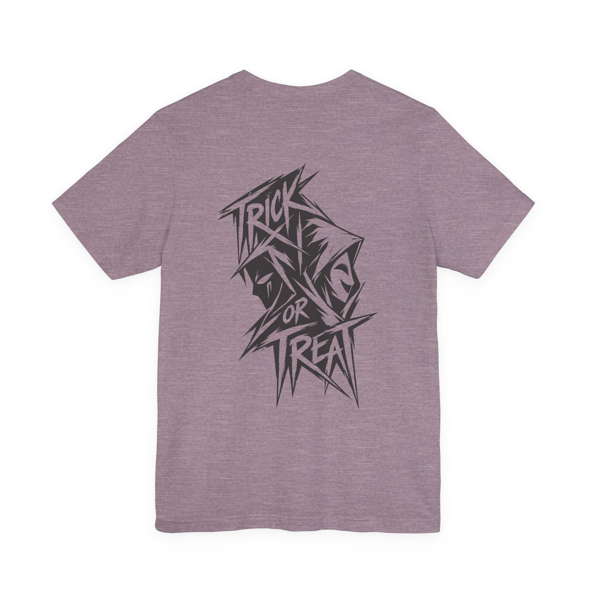Trick or Treat Halloween Shirt - Spooky Back Print Graphic Tee