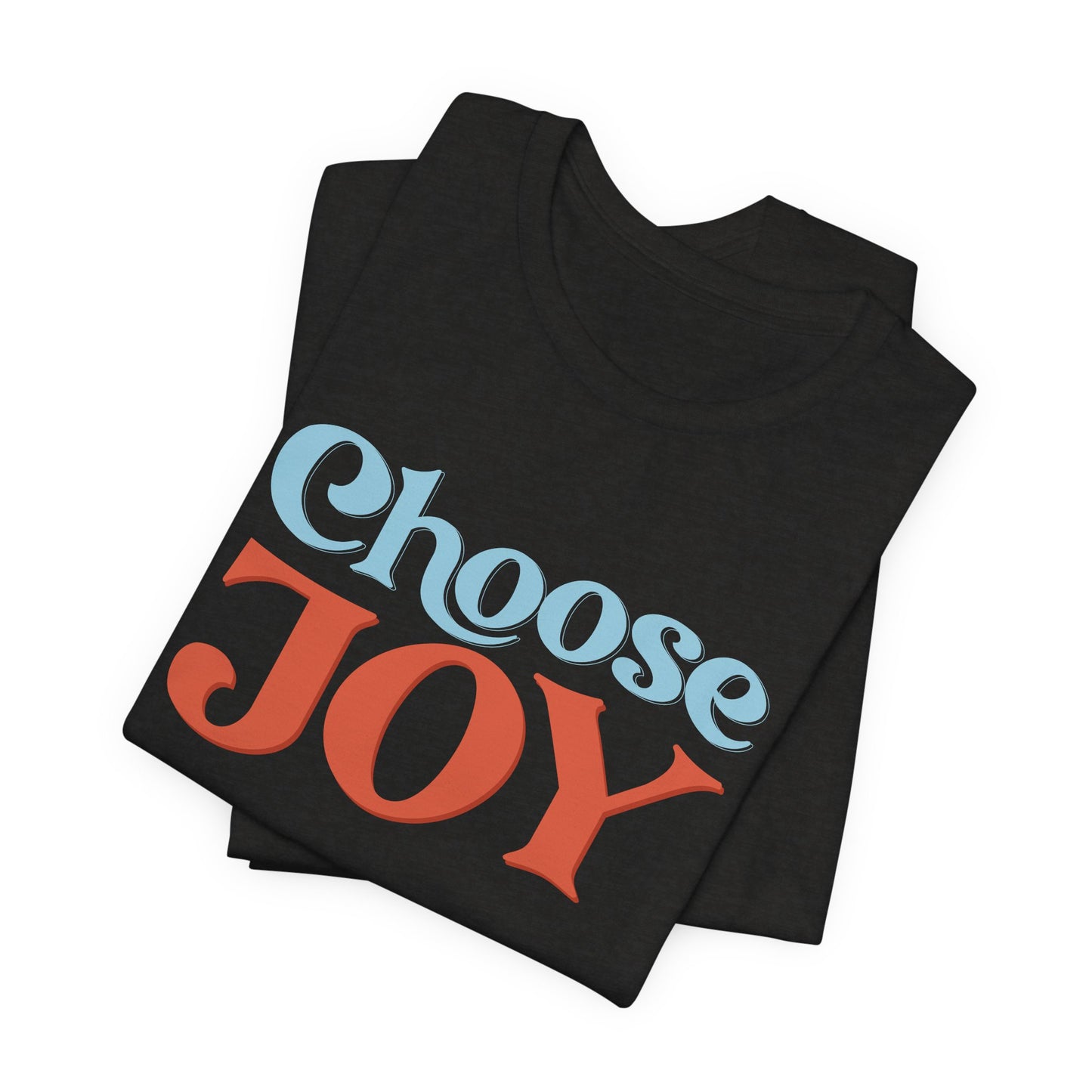 Choose Joy Retro Typography Graphic Tee