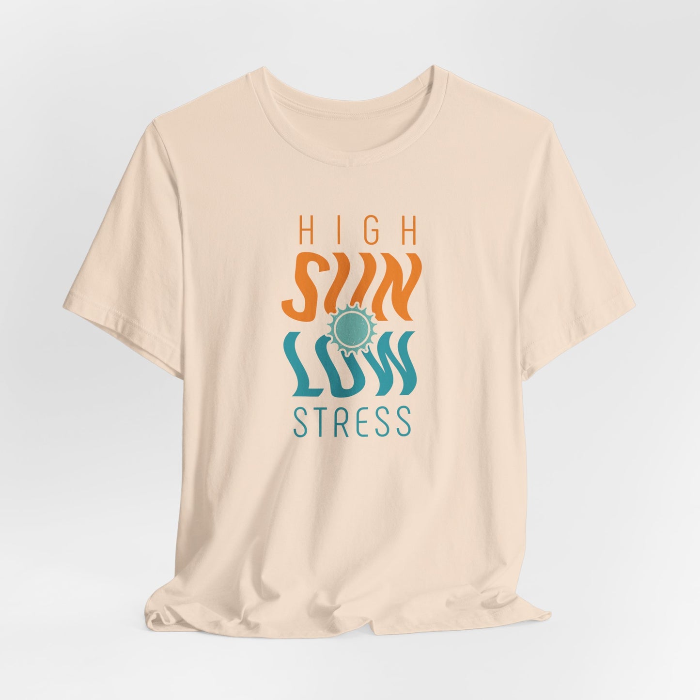 High Sun Stress Shirt | Funny Summer Beach Graphic Tee