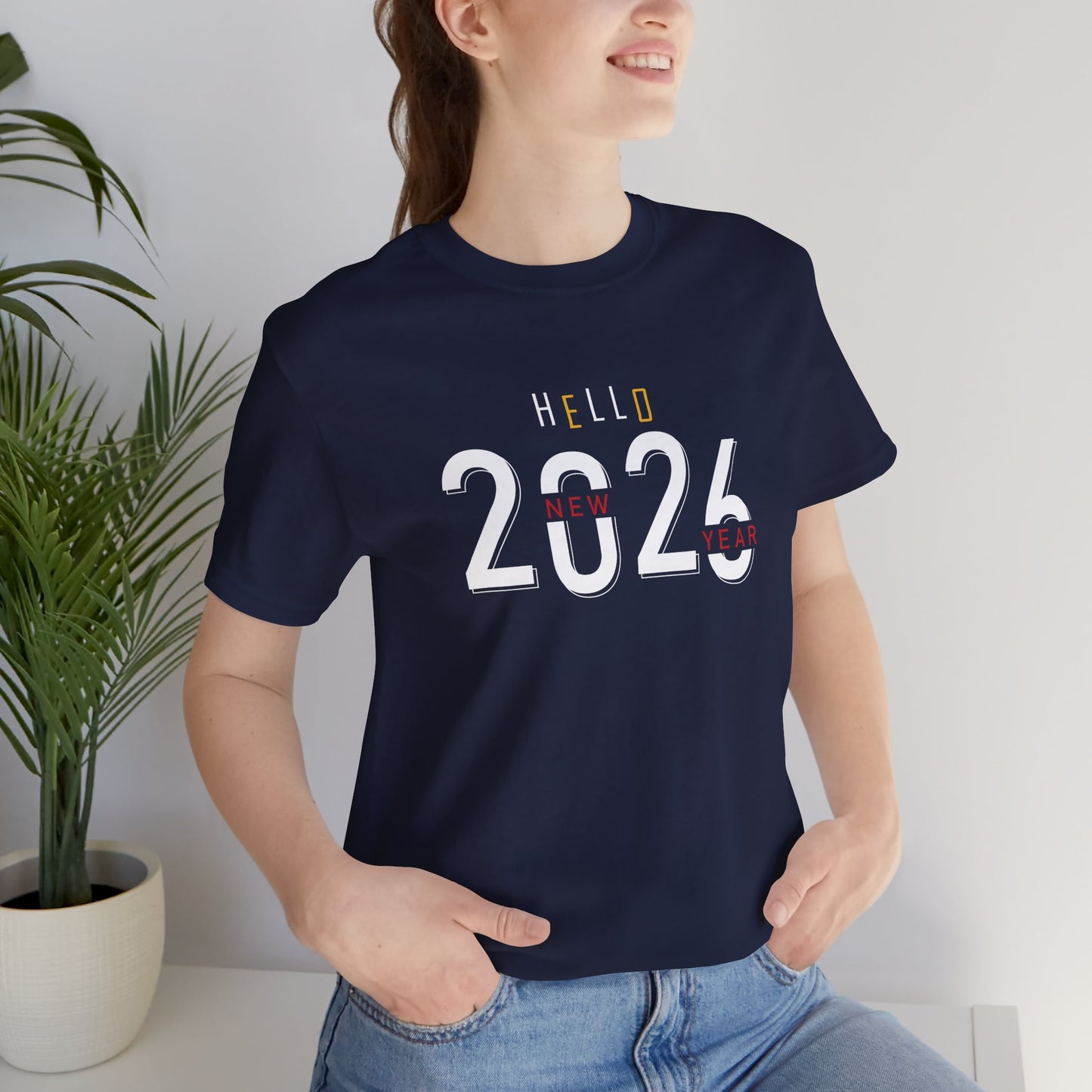 Hello 2026 T-Shirt – Modern New Year Celebration Shirt for New Year’s Eve