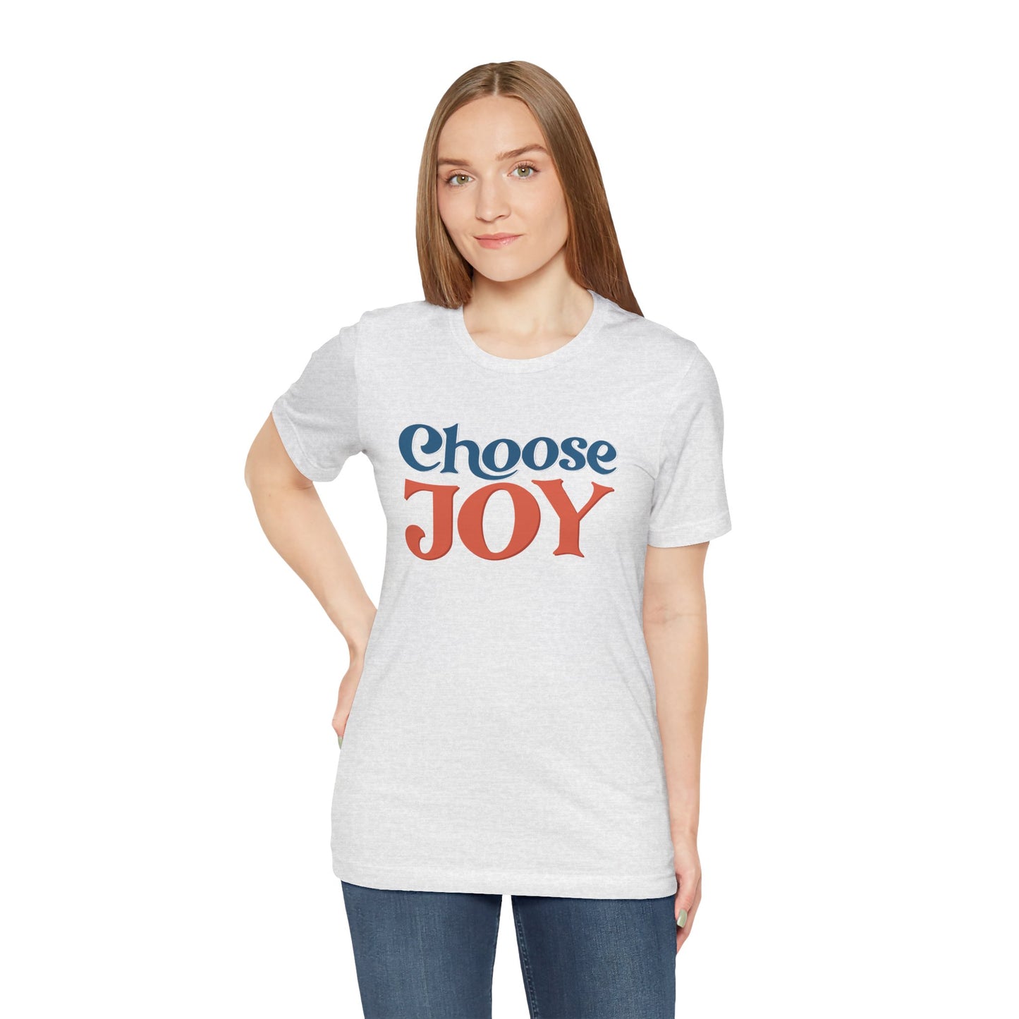 Choose Joy Retro Typography Graphic Tee