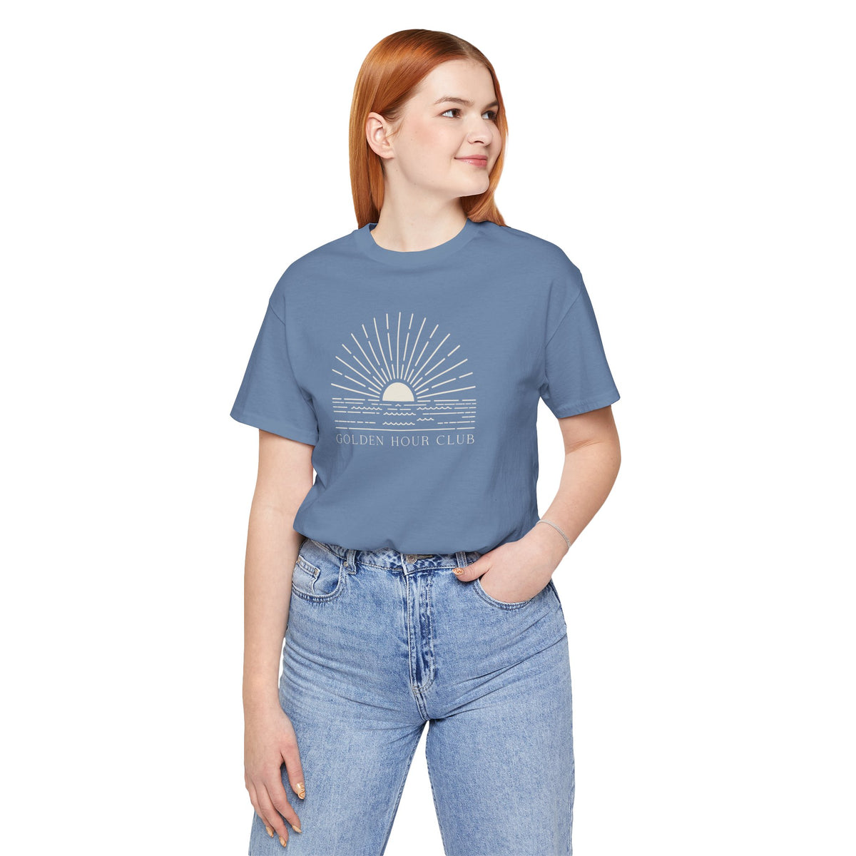 Golden Hour Club Shirt – Coastal Sunset Graphic Tee