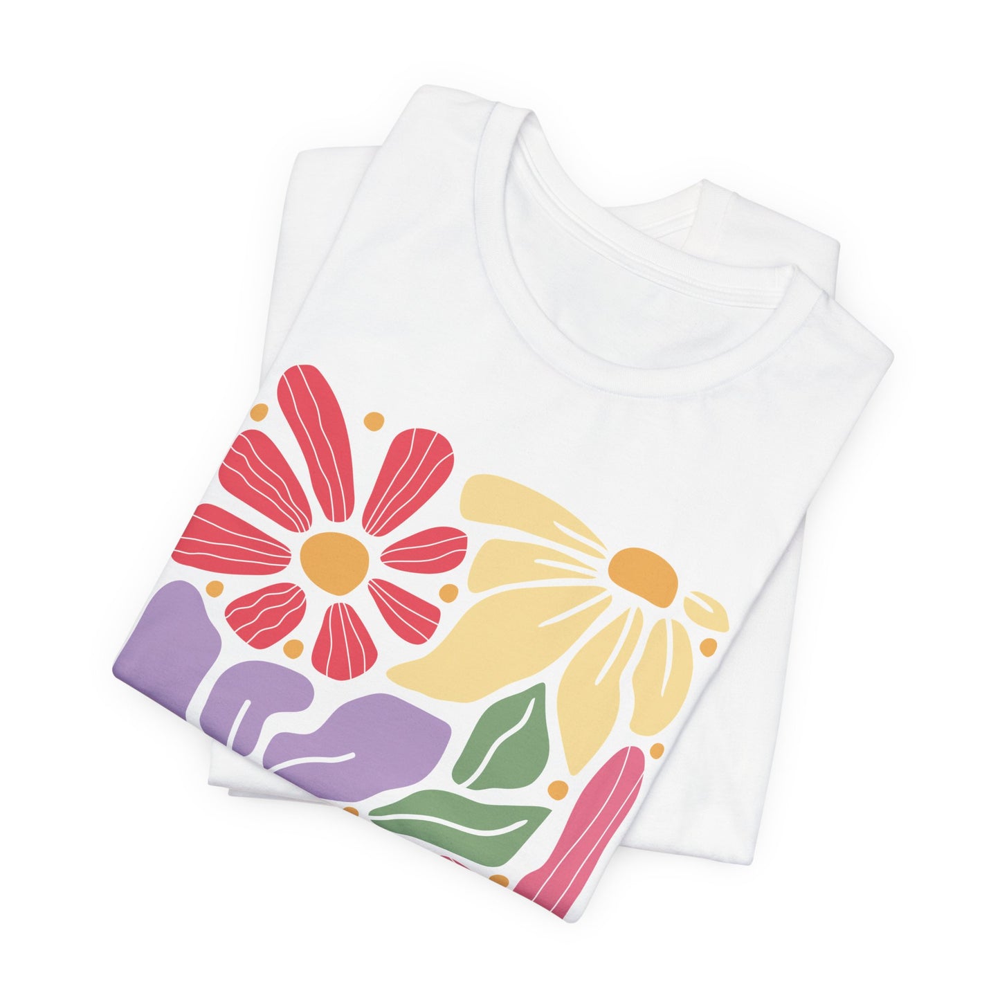 Retro Floral Motherhood Shirt – Cute Aesthetic Mom T-Shirt