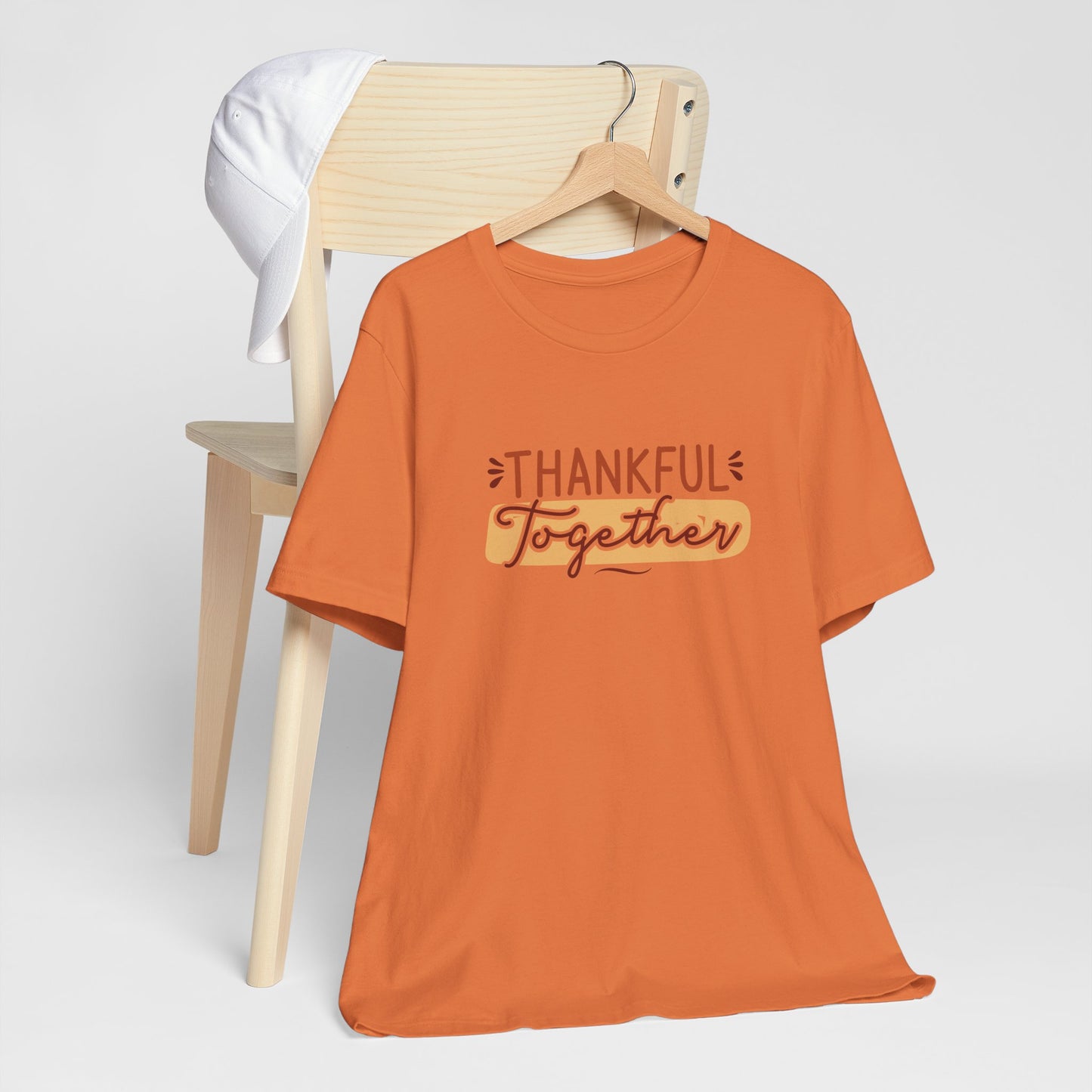 Thankful Together T-Shirt – Matching Thanksgiving Family Tee | Cozy Fall Gratitude Shirt