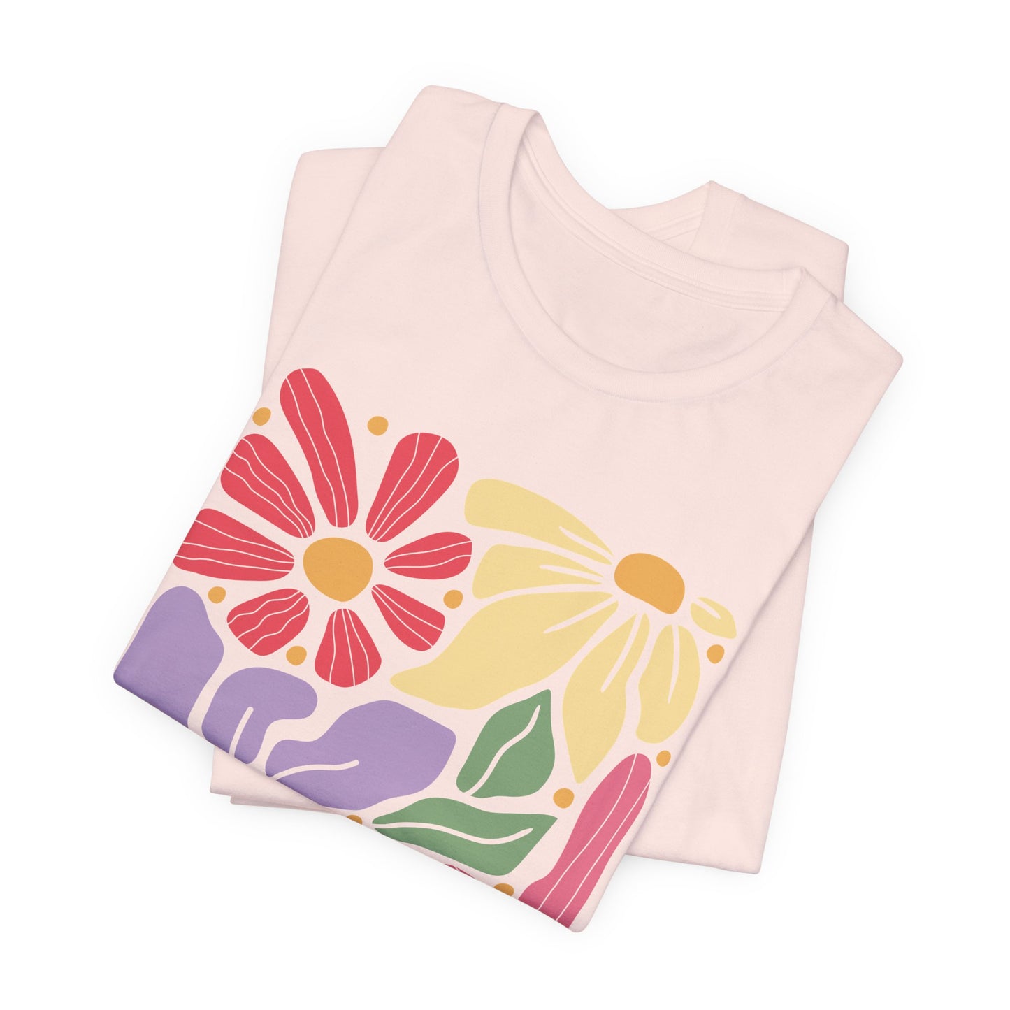 Retro Floral Motherhood Shirt – Cute Aesthetic Mom T-Shirt