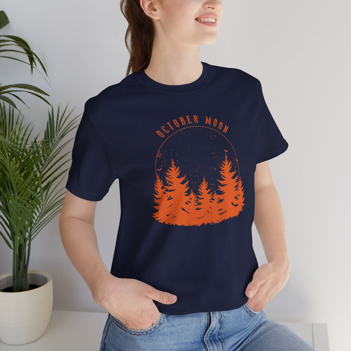 October Moon Shirt - Spooky Forest Halloween Graphic Tee