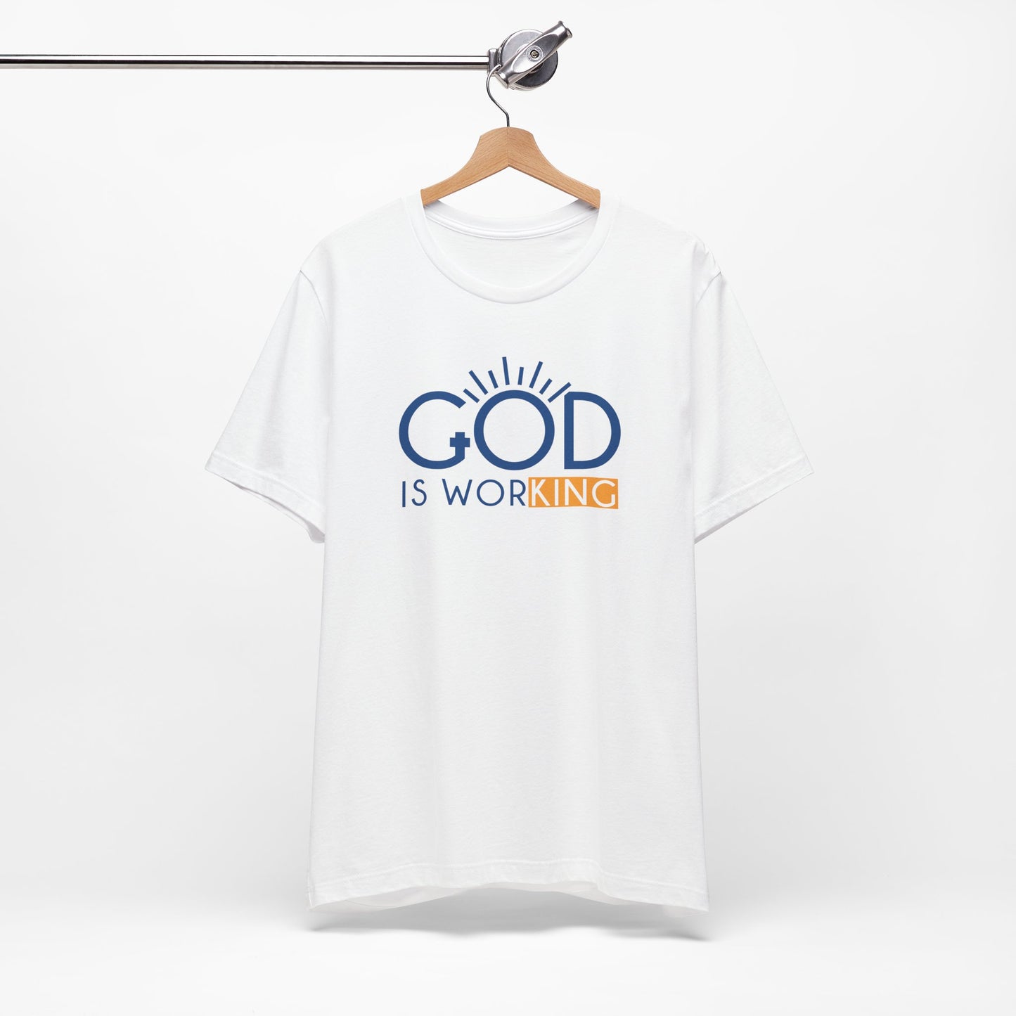 God Is Working Shirt, Christian Inspirational Tee, Faith Based T-Shirt, Motivational Christian Shirt, Spiritual Quote Tee