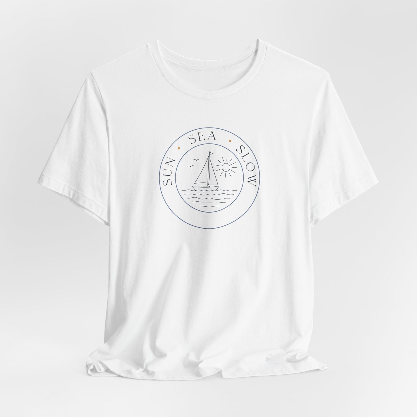Sun Sea Slow Shirt - Coastal Sailing Graphic Tee
