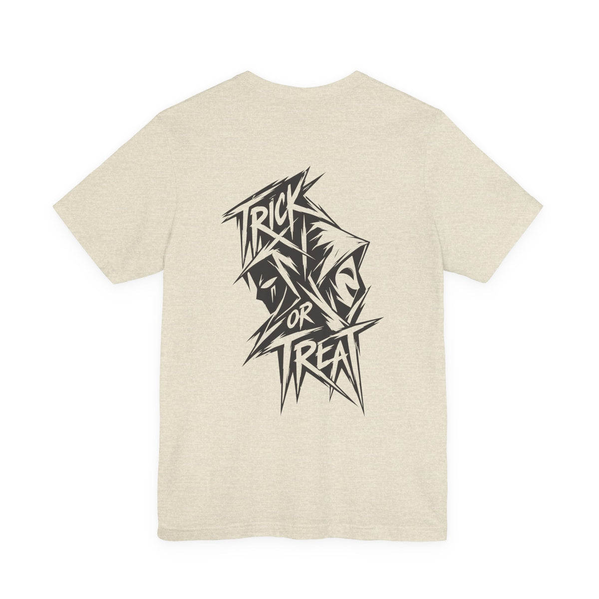 Trick or Treat Halloween Shirt - Spooky Back Print Graphic Tee