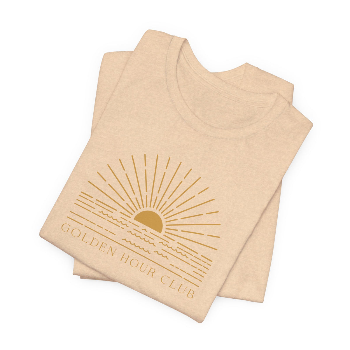 Golden Hour Club Shirt – Coastal Sunset Graphic Tee