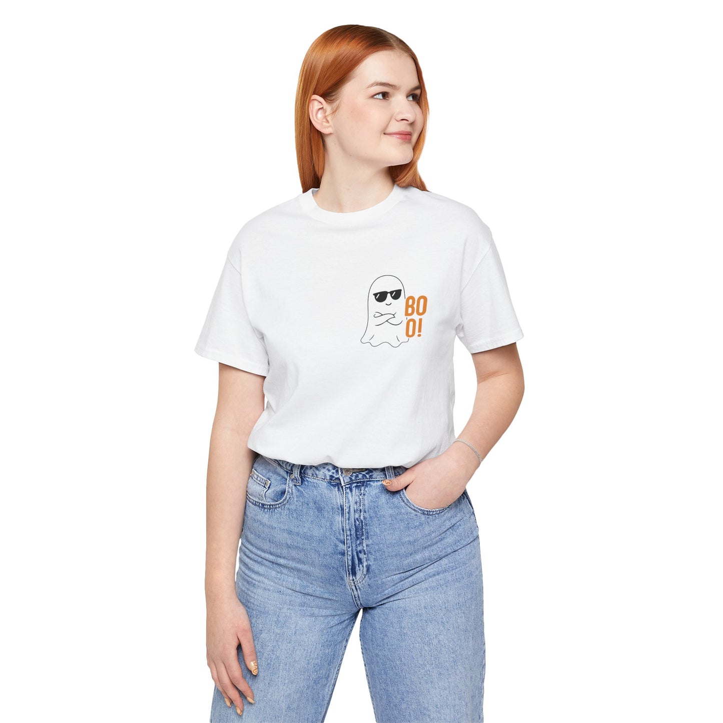 BOO! Halloween Shirt - Bold Minimalist Spooky Graphic Tee