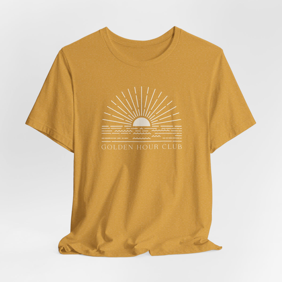 Golden Hour Club Shirt – Coastal Sunset Graphic Tee